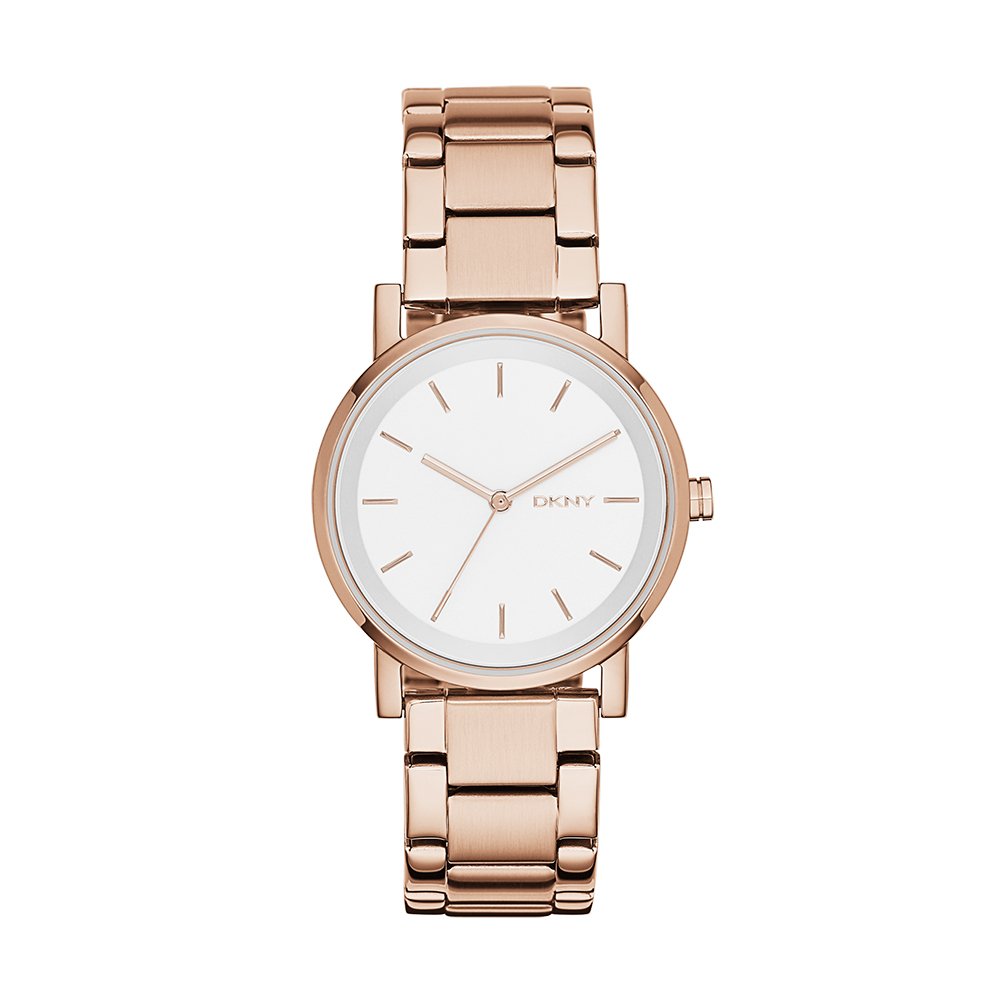DKNY Women's Soho 34mm Stainless Steel Quartz Dress Watch - Elegant & Water Resistant for Office, Party & Formal Occasions