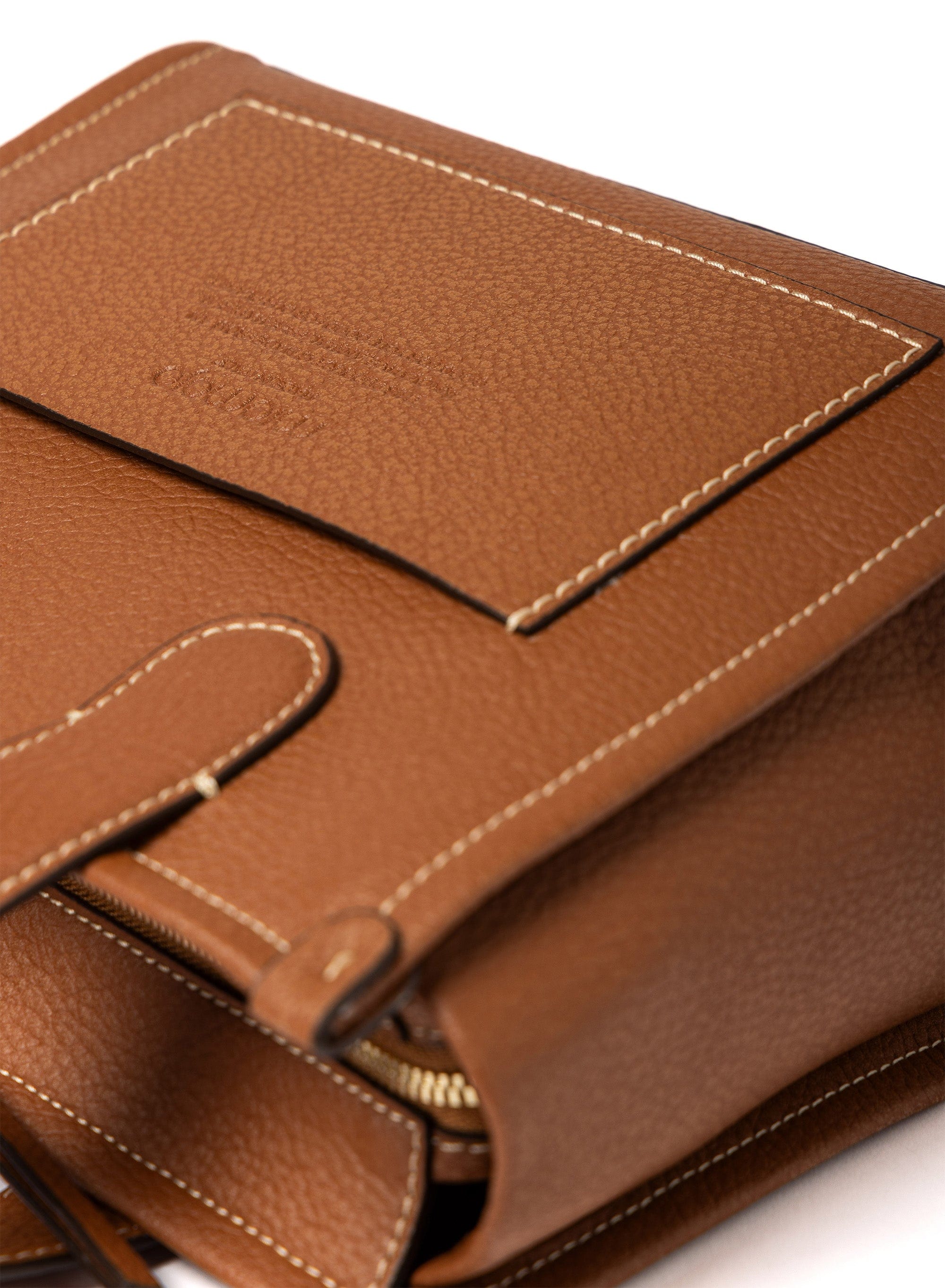 Alma S Vegan Leather Tote Bag for Women | Eco-Friendly Apple Leather Handbag in Cognac | Perfect for Work, Travel & Everyday Use