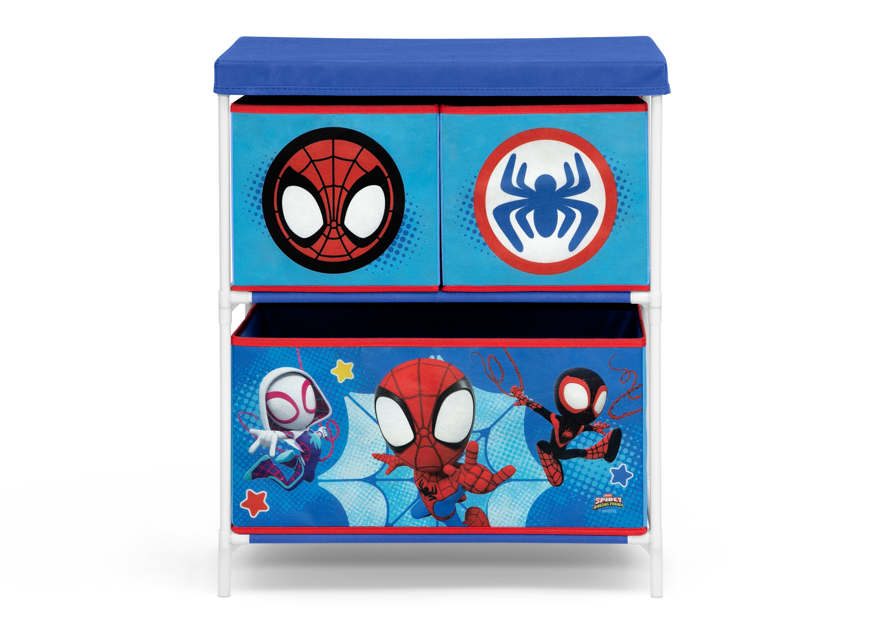 Spidey and His Amazing Friends 3-Piece Toddler Bedroom Set - Spider-Man Themed Kids' Room Decor for Boys & Girls | Perfect for Nursery, Bedroom, and Playroom