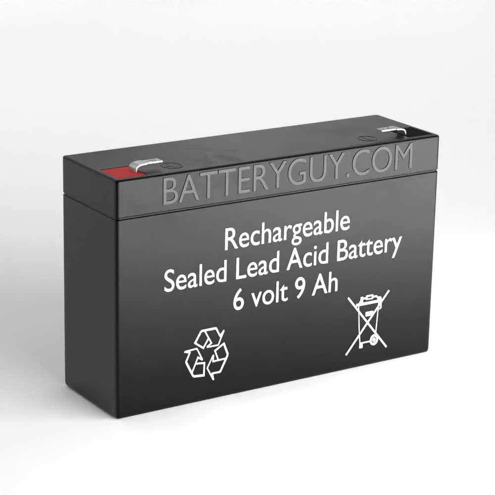 6V 9Ah Rechargeable SLA Battery - BGH-690F2 High Rate AGM Battery (Pack of 16) - Perfect for Emergency Lighting, Security Systems & Power Wheels