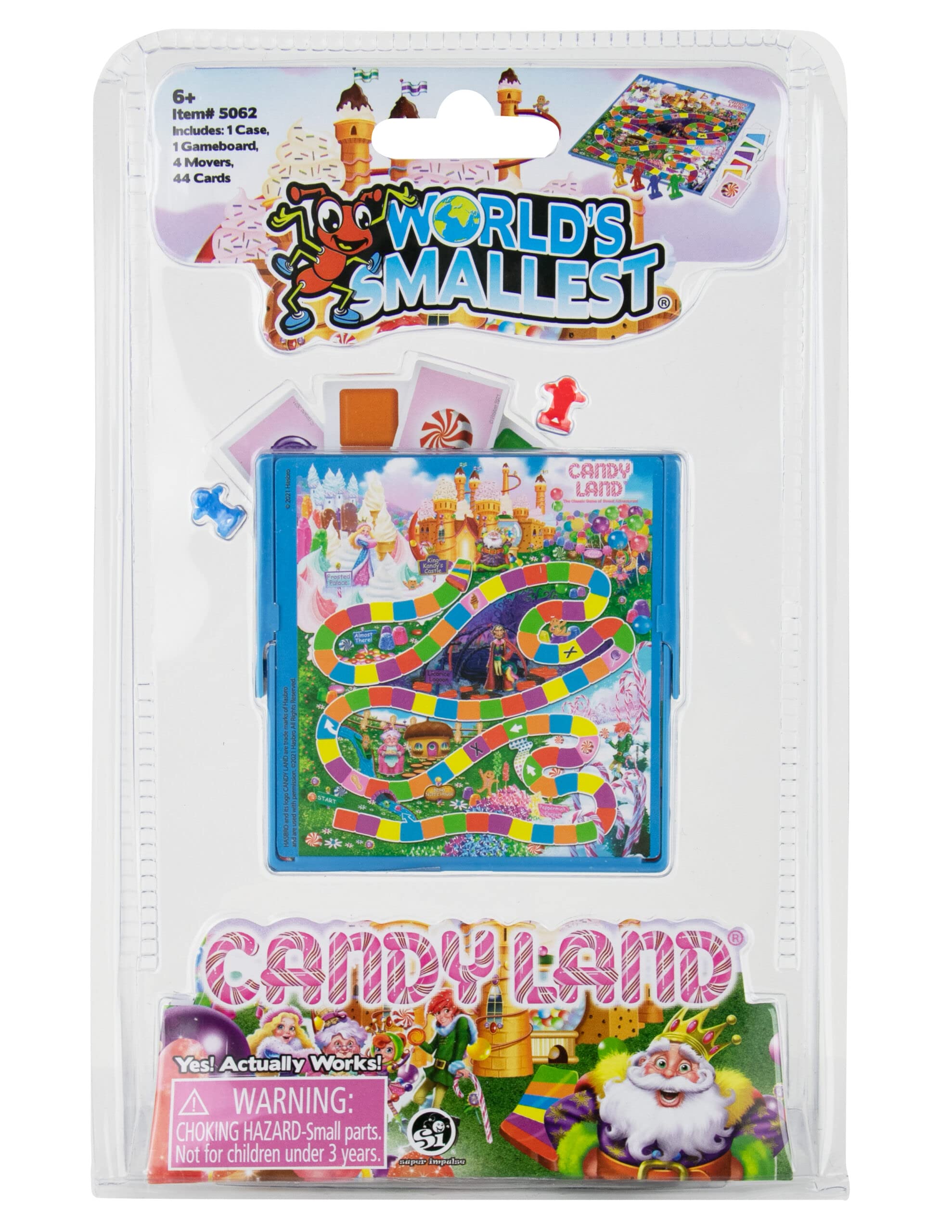 World's Smallest Candy Land Board Game - Miniature Travel Edition for Kids & Adults - Perfect for Parties, Travel & Family Game Nights
