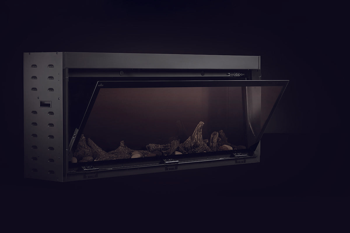 Napoleon Astound 96 Smart Built-In Linear Electric Fireplace - Modern Home Heating Solution for Living Rooms & Bedrooms