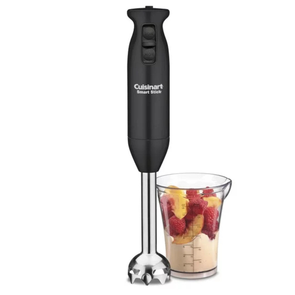 CUISINART Smart Stick CSB 75BKC 2-Speed Immersion Hand Blender - Powerful Kitchen Tool for Smoothies, Soups & Purees - Perfect for Home Cooking & Meal Prep