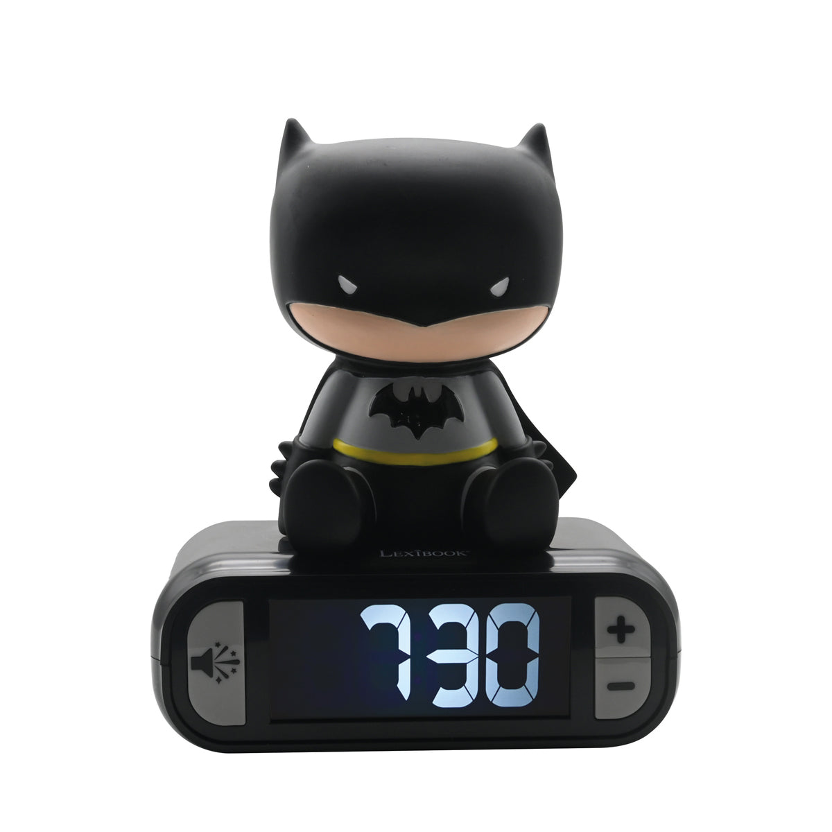 3D Batman Digital Alarm Clock with Night Light - Superhero Themed LED Display for Kids & Adults - Perfect for Bedroom, Office, and Gift Giving