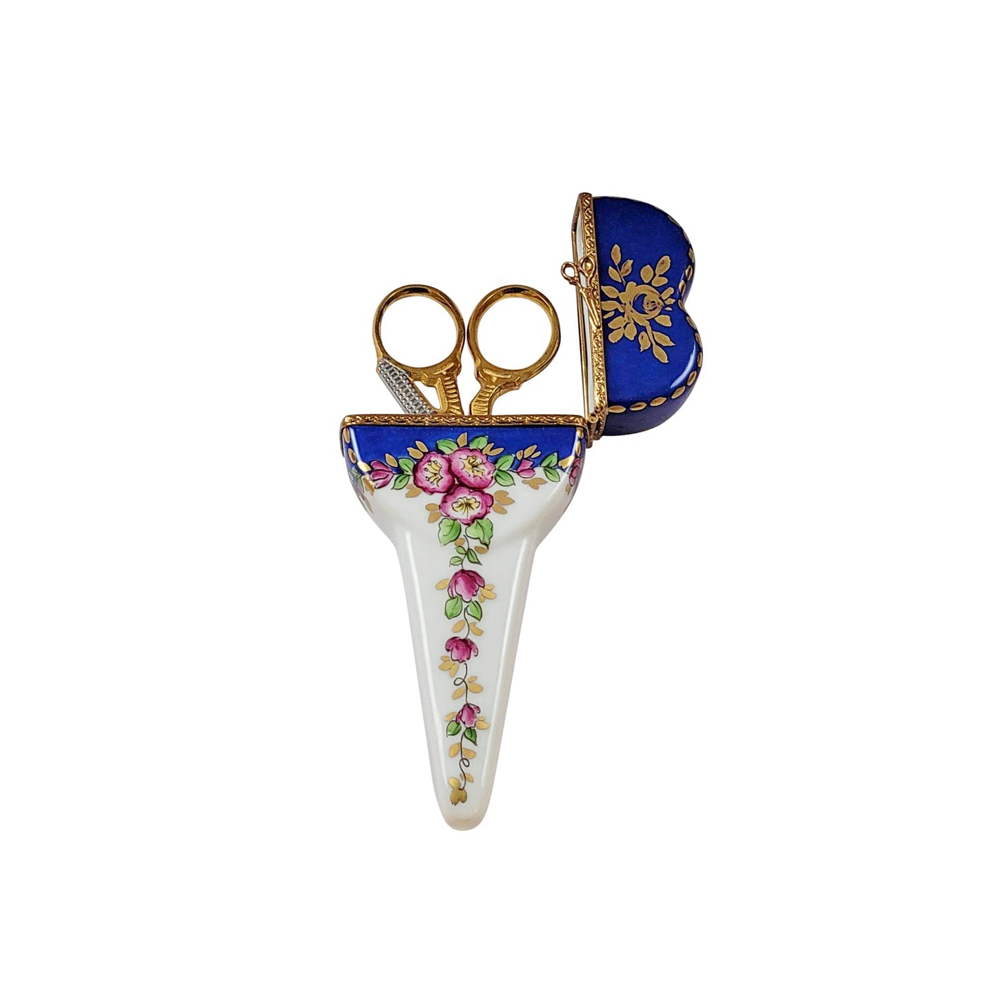 Premium Limoges Scissor Case - Elegant Storage for Sewing & Craft Scissors | Perfect for Tailors, Quilters & DIY Enthusiasts