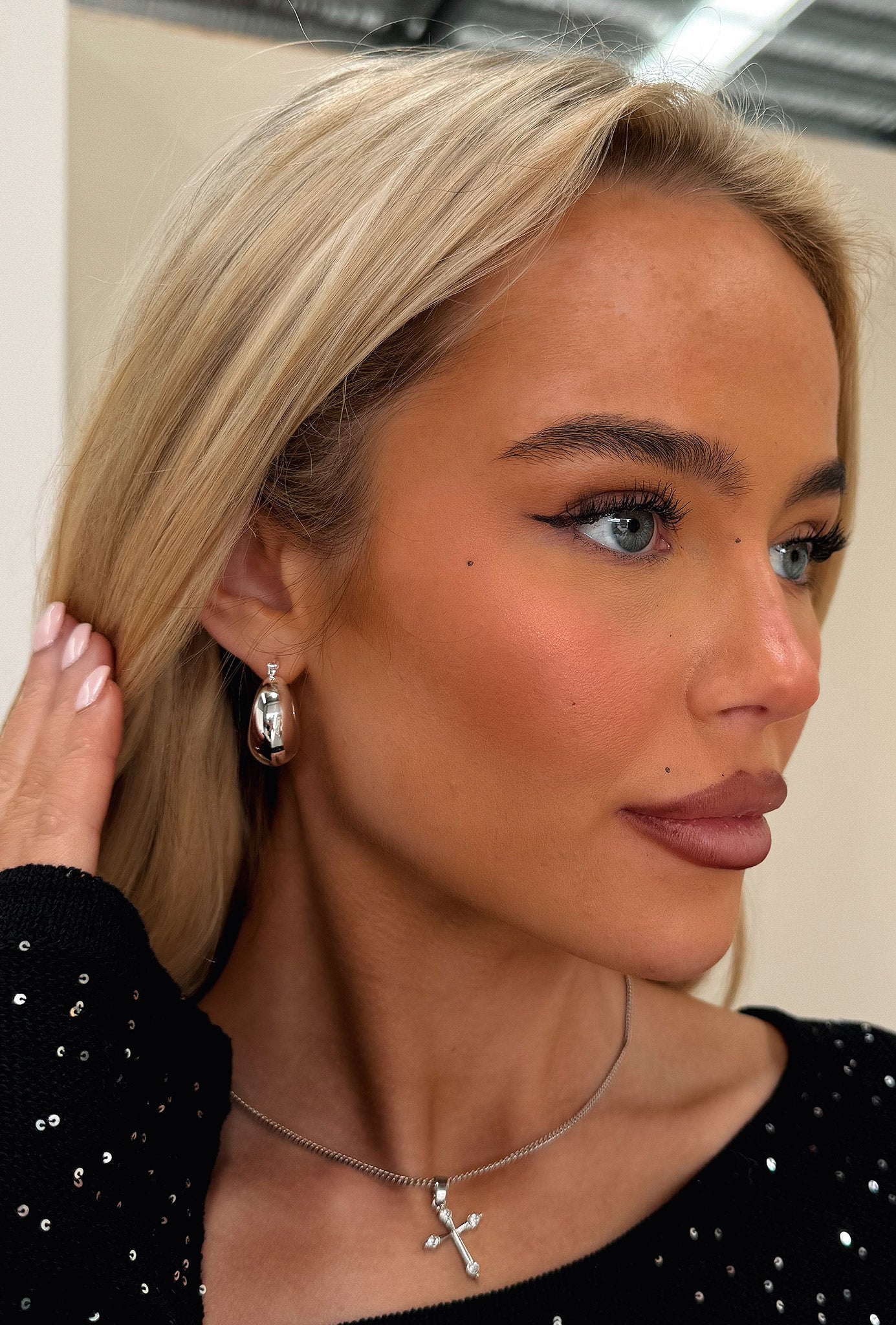 Concetta Hoops - Sterling Silver Earrings for Women | Elegant Hoop Earrings for Everyday Wear, Parties & Special Occasions