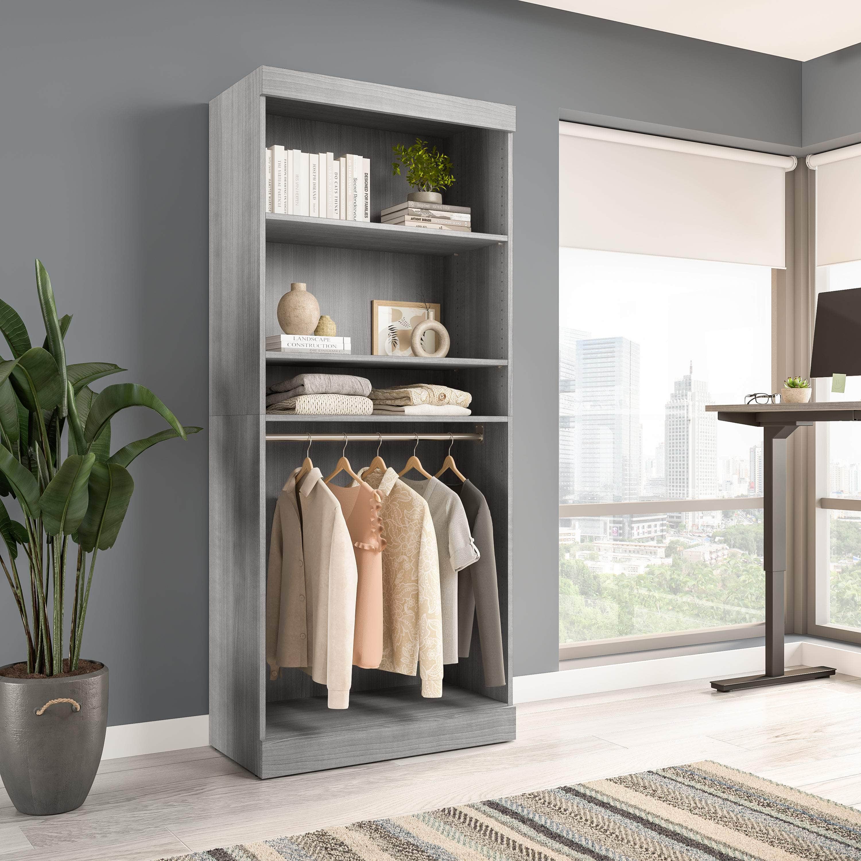 Pur 36 Closet Organizer Storage Unit - 7 Color Options for Bedroom, Closet & Home Organization