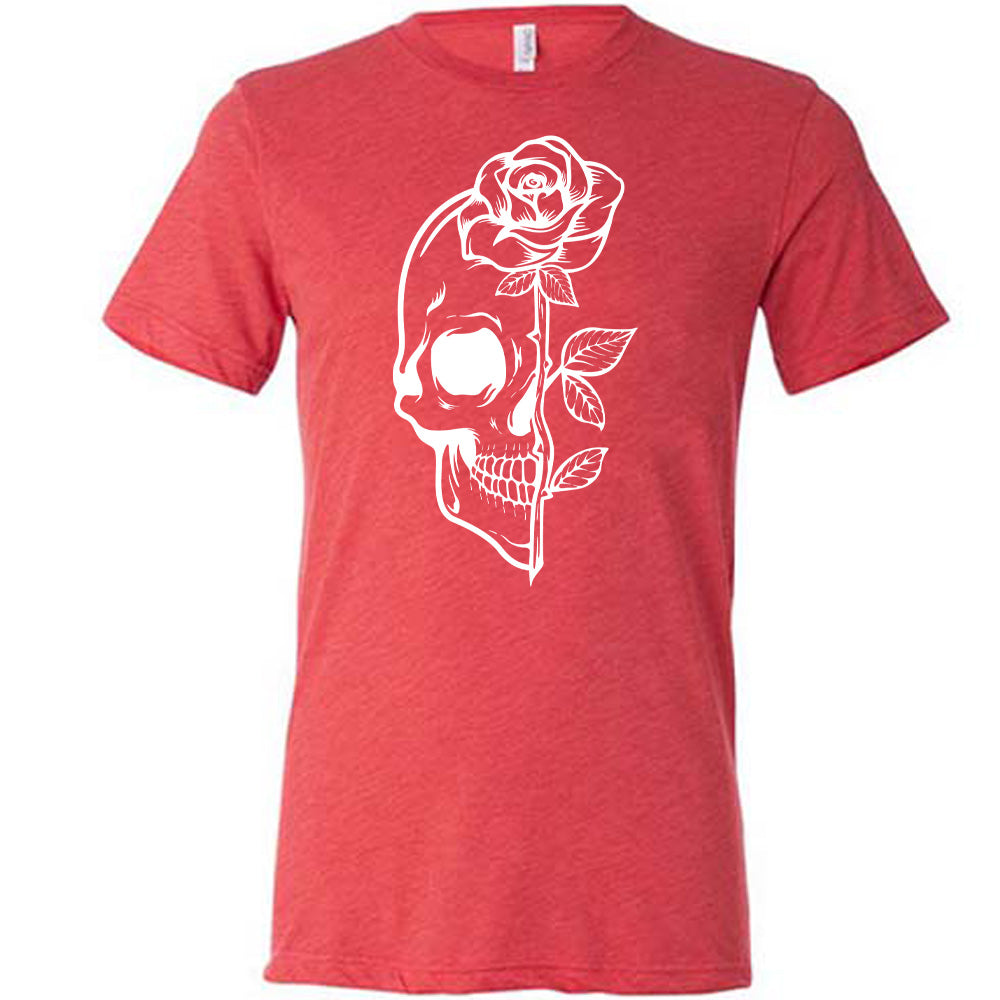 Skull Rose Graphic T-Shirt for Men & Women | Gothic Unisex Tee for Casual Wear, Street Style & Halloween Outfits