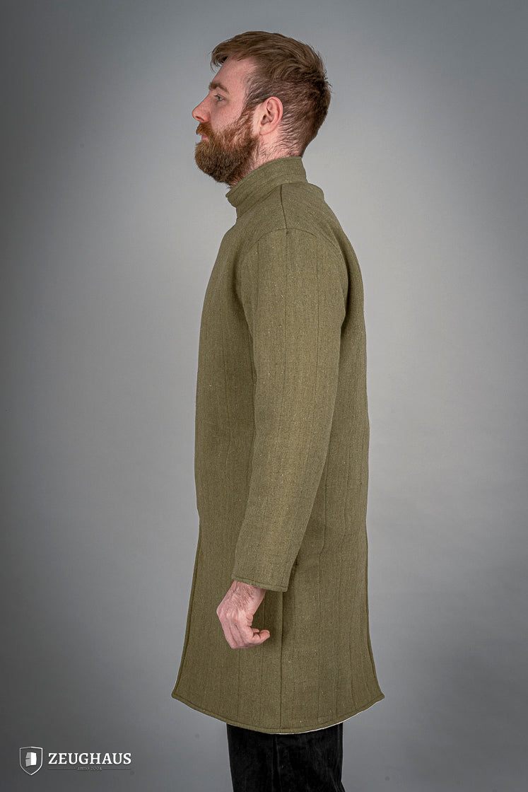 Medieval Infantry Gambeson Green - Historical Armor for LARP, Reenactment & Cosplay | Perfect for Renaissance Fairs & Battle Reenactments