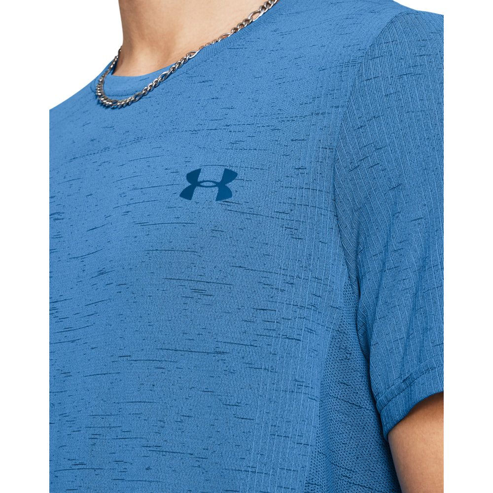UA Vanish Seamless Men's Workout T-Shirt - Moisture Wicking Athletic Top for Running, Gym & Training - Lightweight Breathable Performance Shirt