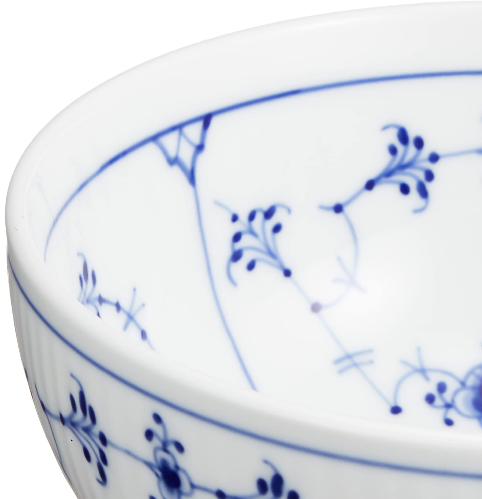 Royal Copenhagen 1016765 Blue Fluted Plain Porcelain Bowl - 5.1 Inches (13 cm) - Elegant Wedding Gift, Anniversary Present & Home Decor for Dining, Tea Parties & Scandinavian Style Table Settings