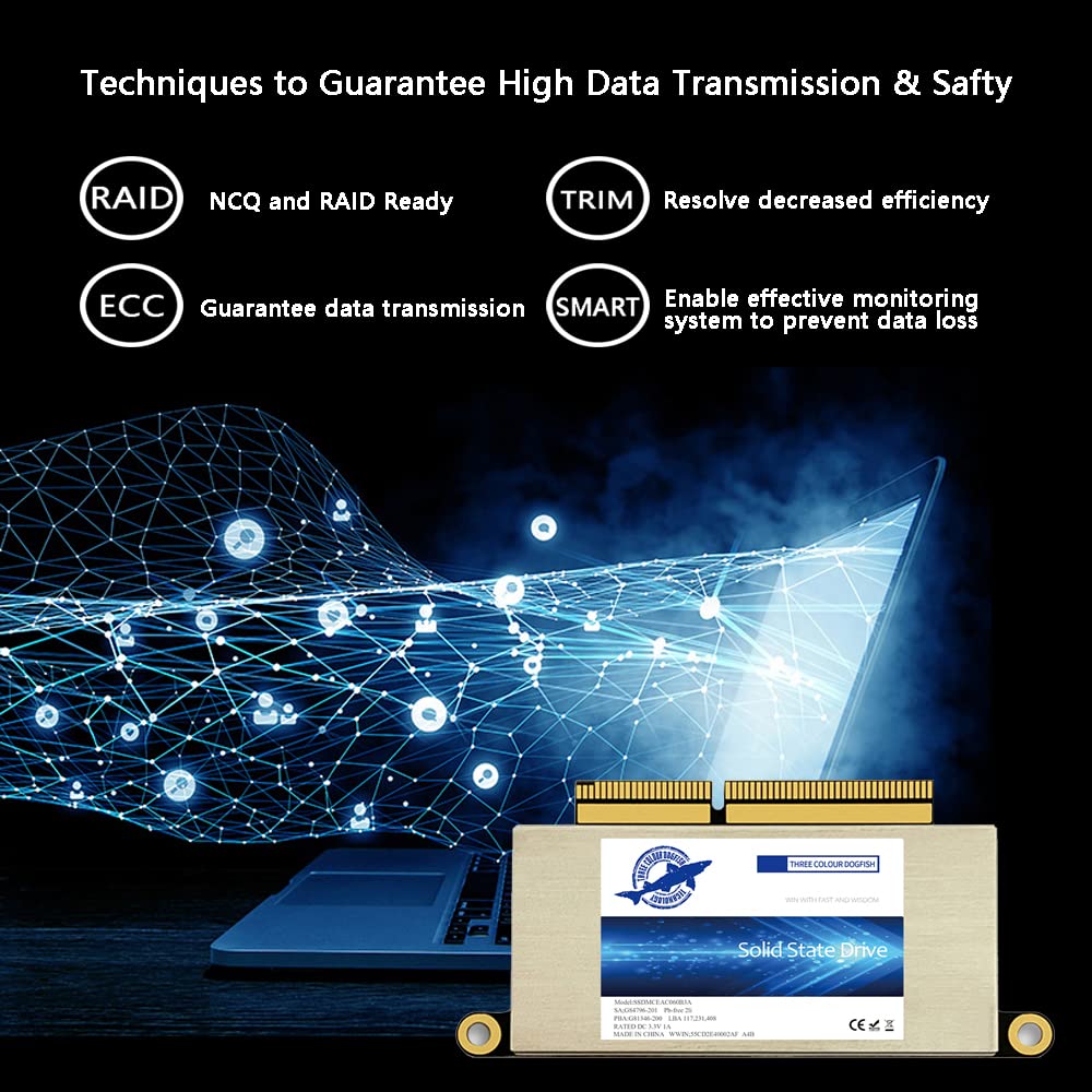 1TB SSD M.2 NVMe PCIe Gen 3.0x4 Internal Solid State Drive for MacBook Pro A1708 (2016-2017 Non-Touch Bar) - High Speed Storage Upgrade for Faster Boot & Apps | Compatible with MacOS & Windows Laptops