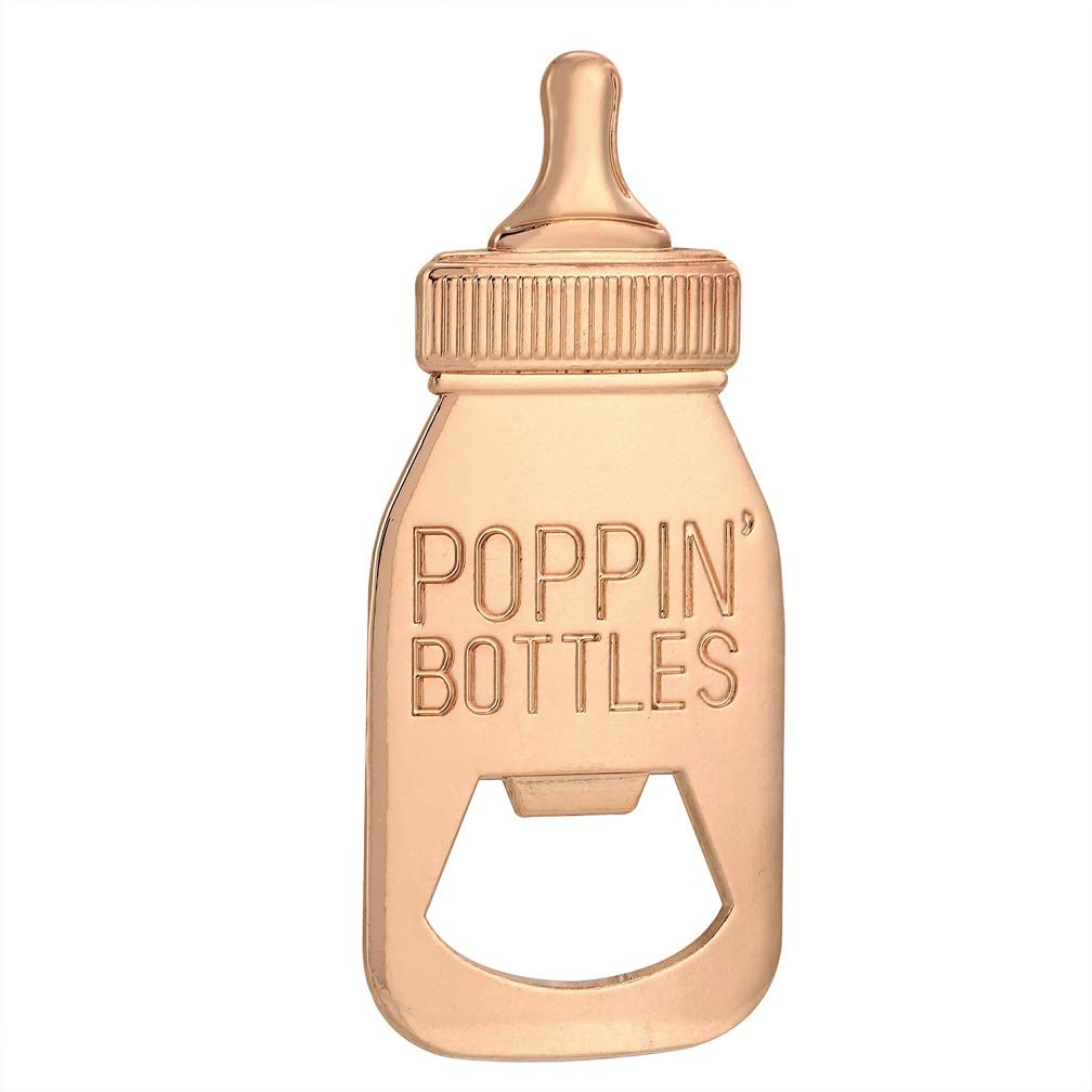 24 Pack Baby Shower Bottle Openers - Elegant Pink Champagne Openers with Gift Box for Bridal Showers, Gender Reveals & Birthday Parties - Perfect Wedding Favors & Party Decorations