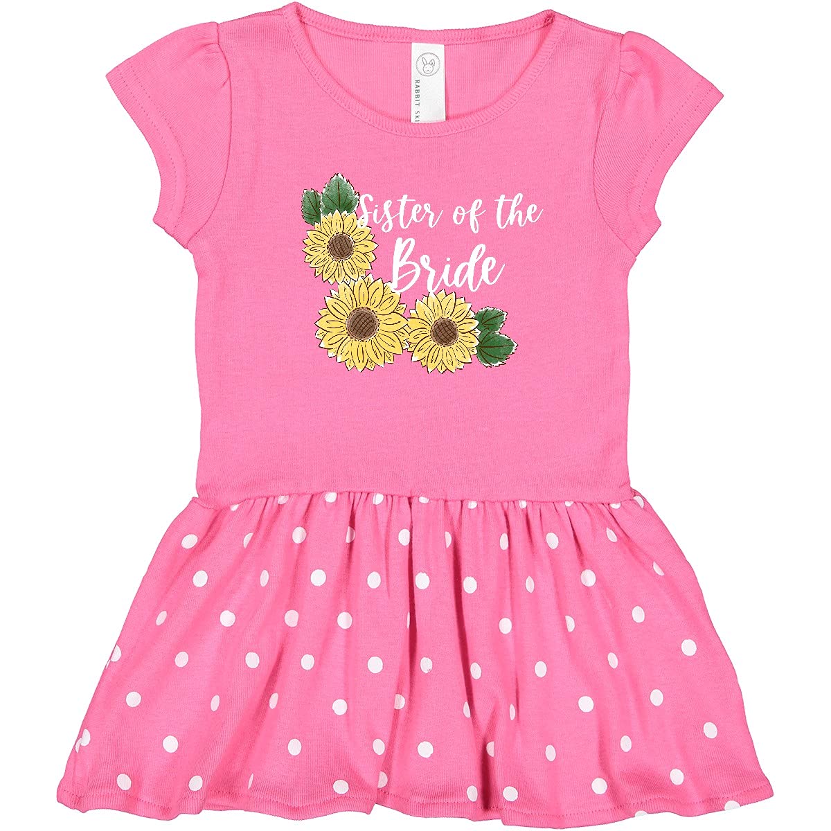 Inktastic Sunflower Toddler Dress - Perfect for Weddings & Events