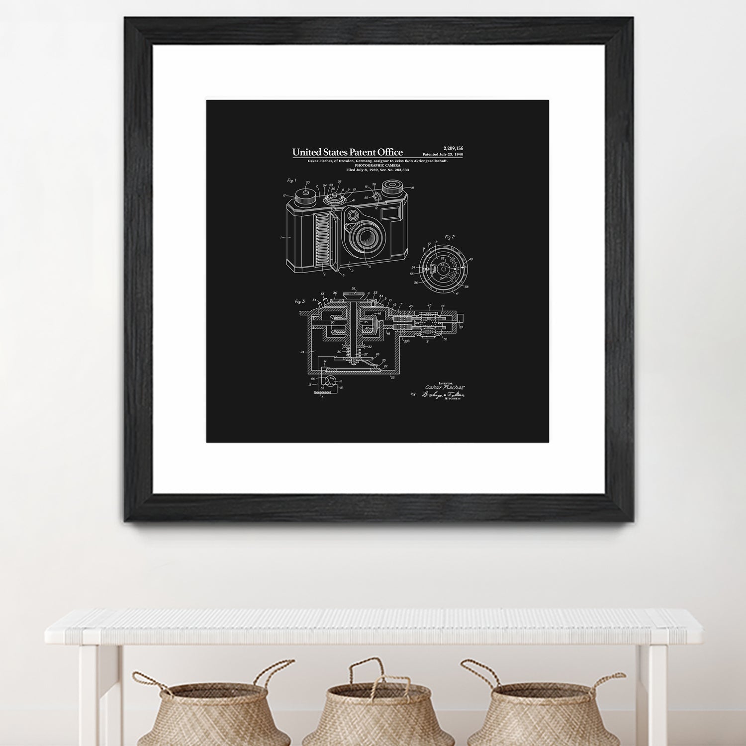 Black Camera Patent - High-Quality Photography for Professional & Amateur Photographers | Perfect for Travel, Events & Everyday Use
