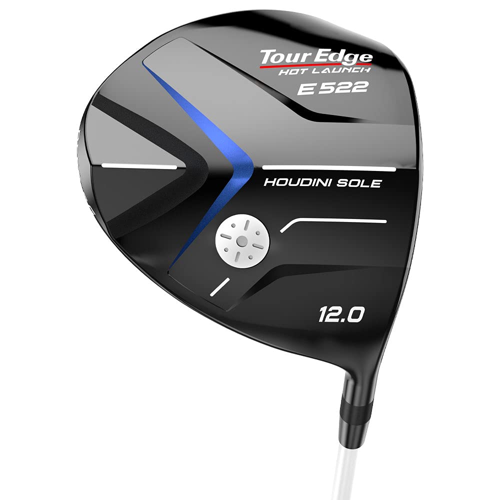 Tour Edge Hot Launch E522 Driver - High Performance Golf Driver for Distance & Accuracy | Perfect for Beginners & Intermediate Golfers | Use on Fairways & Driving Range