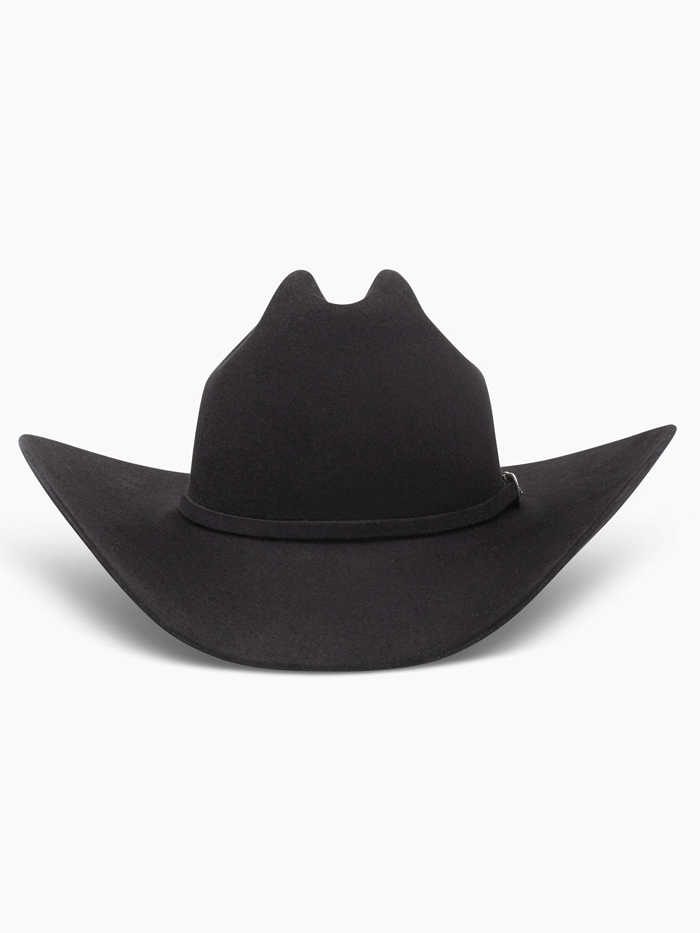 Resistol RFCTLM 754207 6X City Limits 4 1/4 Brim George Strait Felt Cowboy Hat - Black for Western Rodeo & Country Music Events
