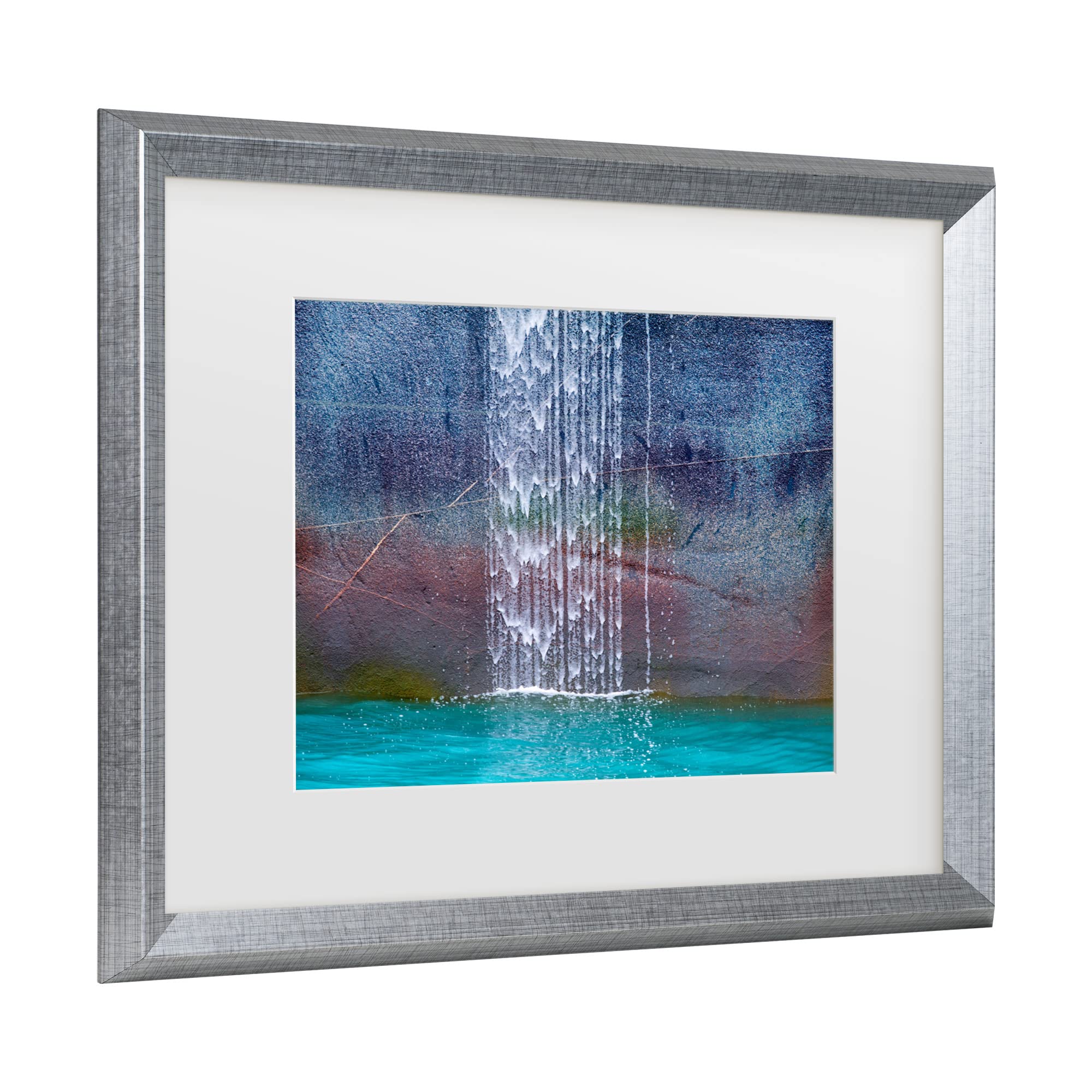 Trademark Fine Art 'Waterfall' Canvas Wall Art Print by Ignacio Palacios - Nature Landscape Painting for Living Room, Bedroom & Office Decor