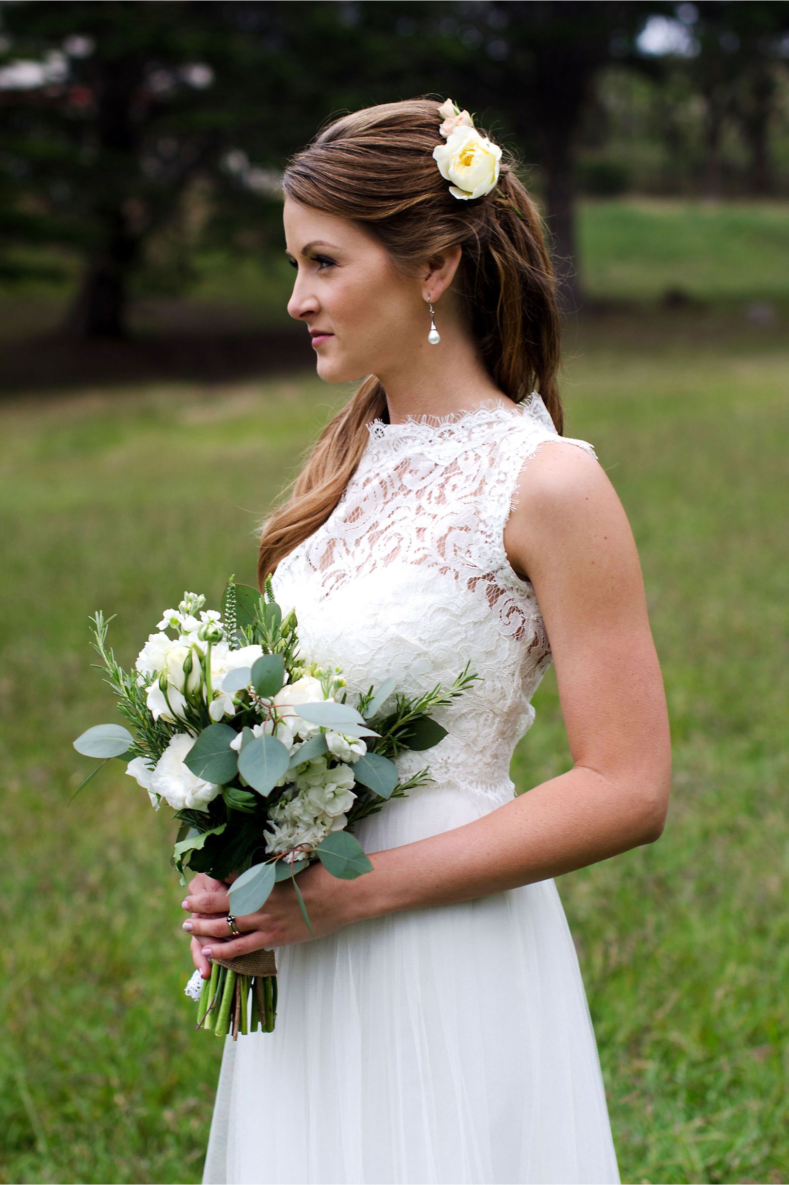 BHLDN Tadashi Shoji Savannah Bridal Topper - Elegant Lace Wedding Dress Cover-Up for Brides, Perfect for Beach & Outdoor Ceremonies