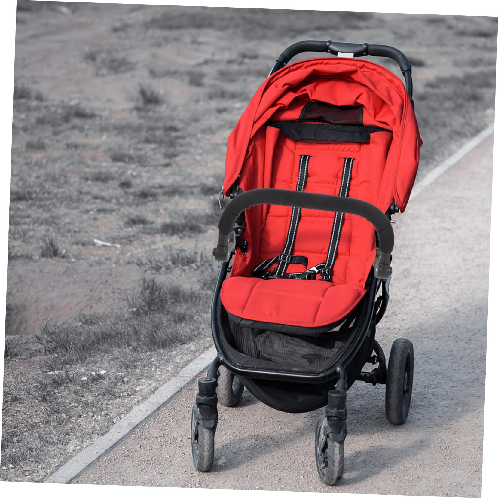 DOITOOL 4-Piece Stroller Accessories Set - Baby Stroller Enclosure & Handlebar Cover for Toddlers & Wheelchair Safety - Perfect for Shopping, Travel & Outdoor Activities
