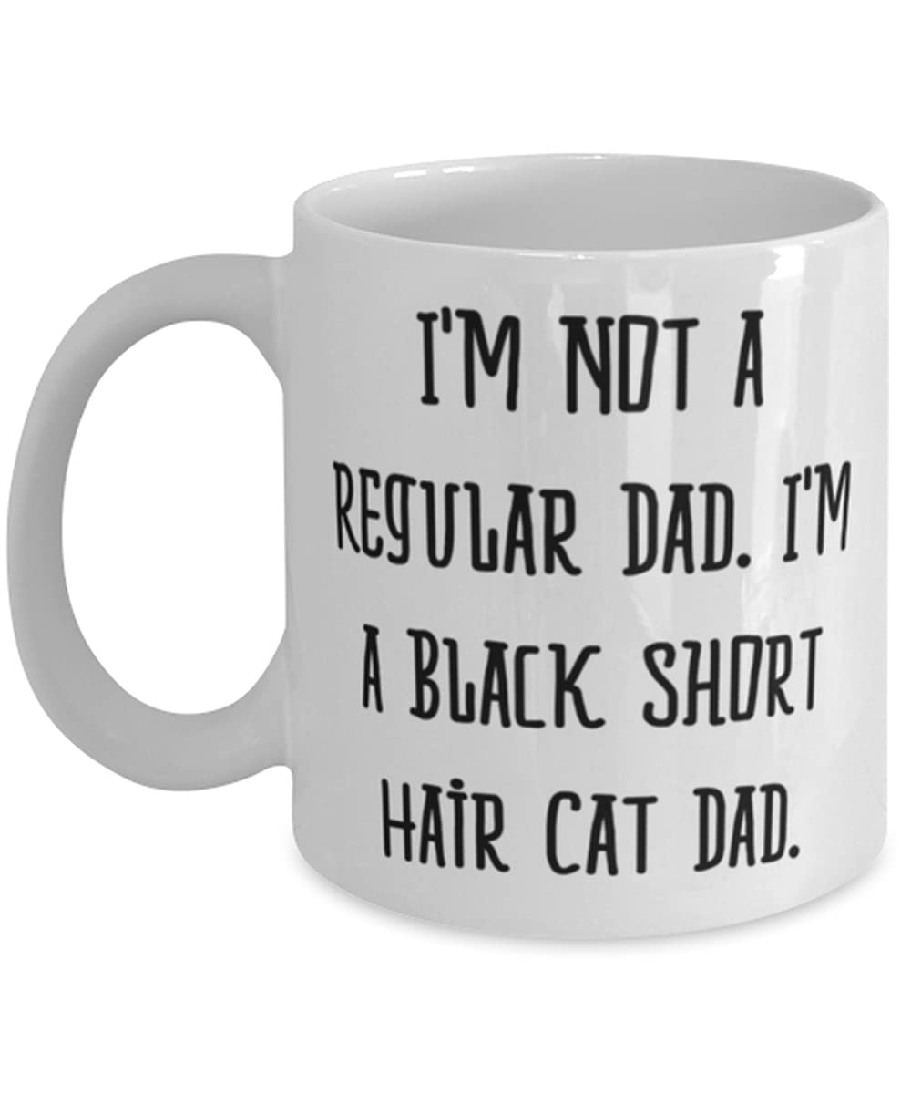 Black Cat Mug 11oz/15oz - Funny Dad Gift for Cat Lovers - Office & Home Use