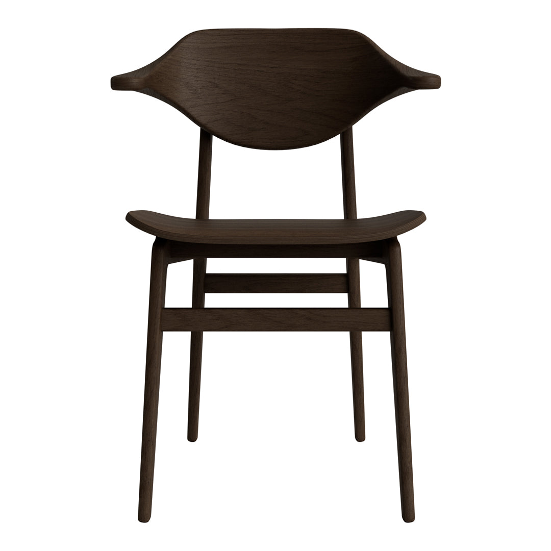 Bufala Dining Chair - Modern Wooden Dining Room Chair with Upholstered Seat - Perfect for Kitchen, Dining Room, and Home Office