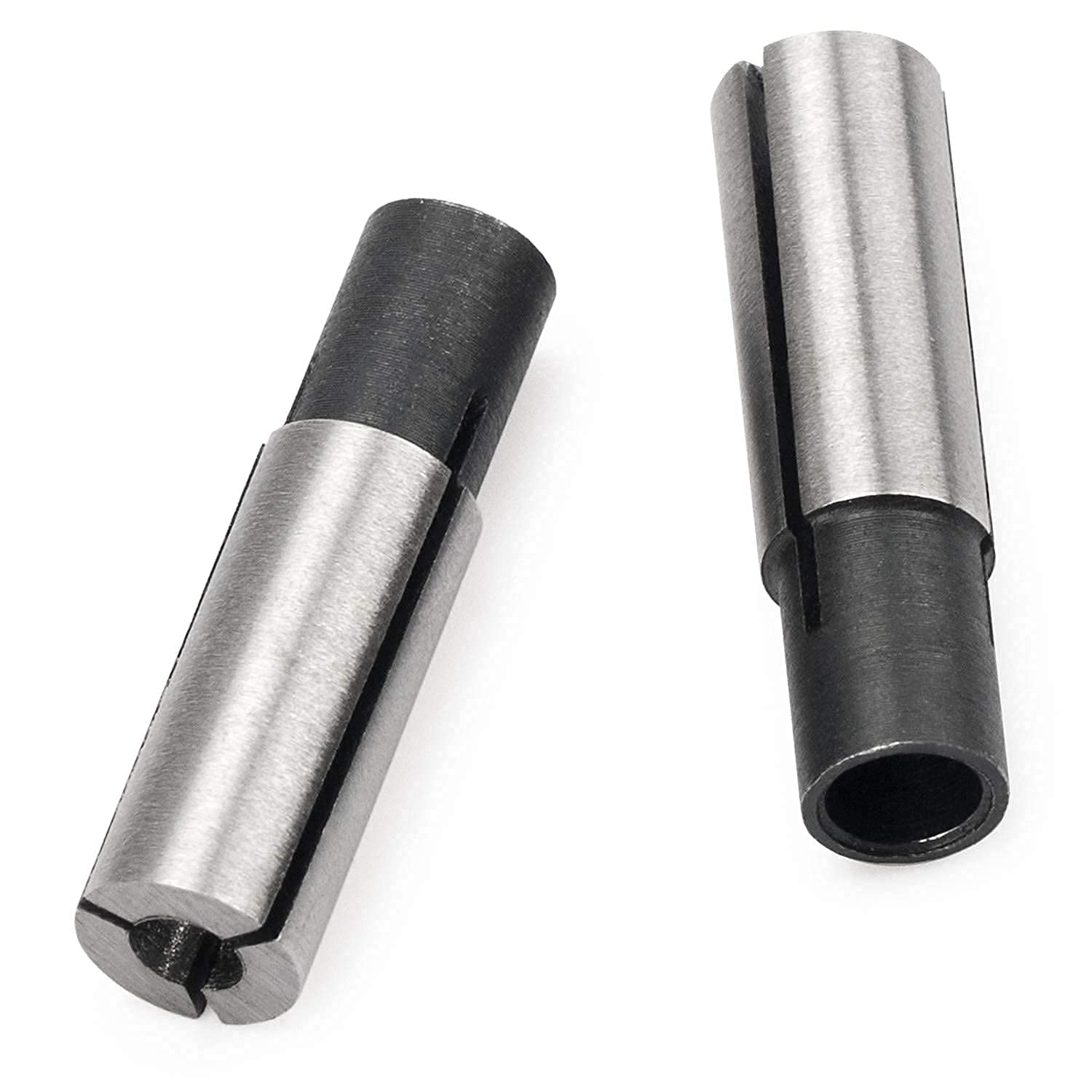 4-Piece High-Carbon Steel Collet Die Grinder Chuck Adapter Set - 1/4