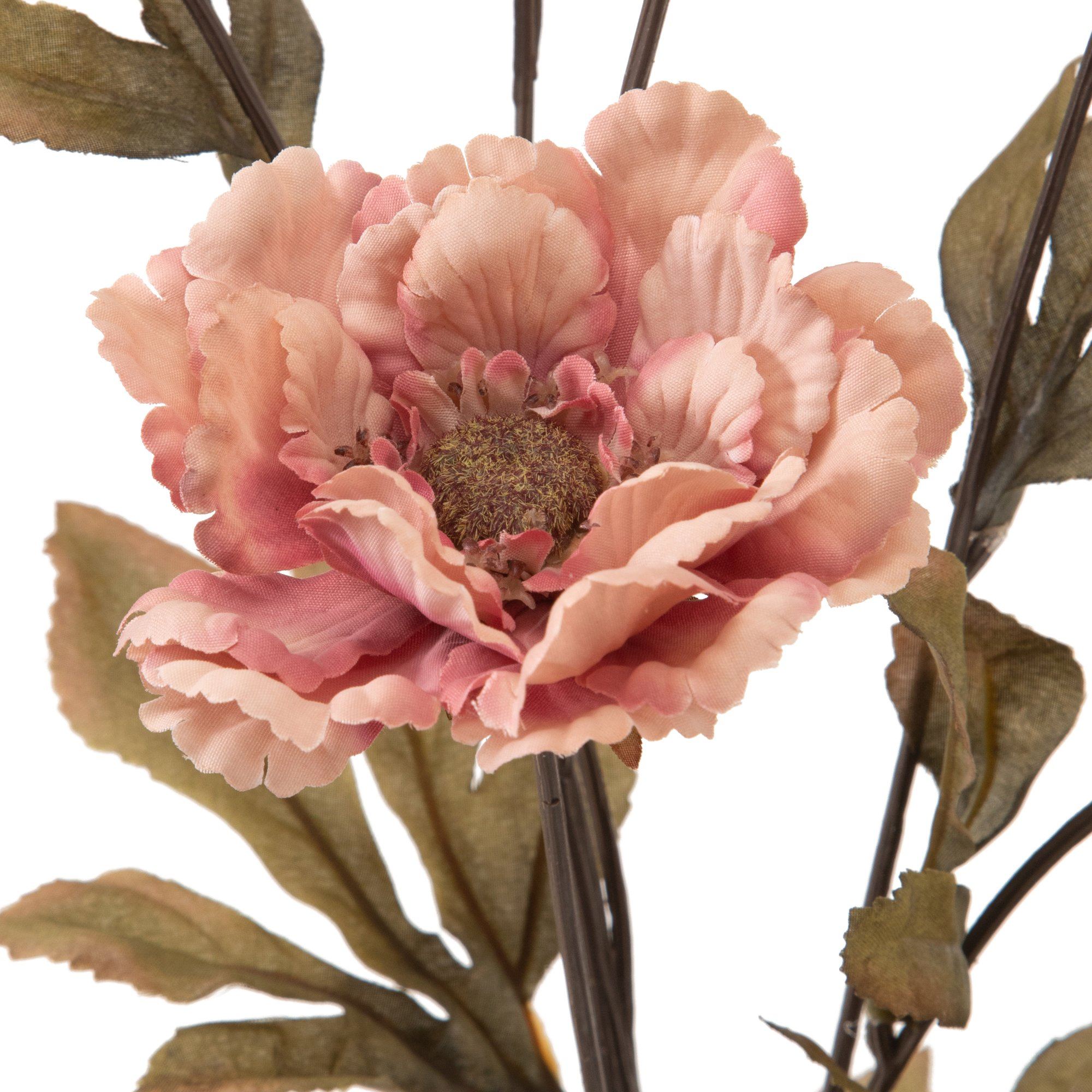 Lotus Peony Artificial Silk Flowers - Pink Floral Decor for Home, Wedding, Party, and Event Centerpieces