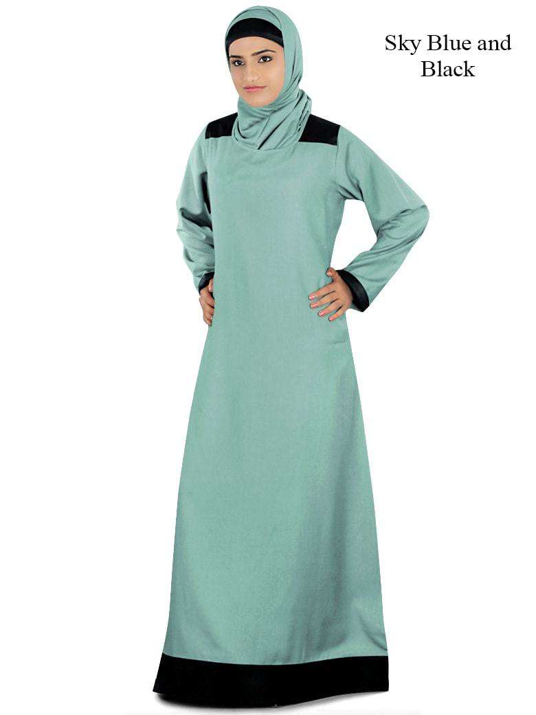 Zarmina Redwood Abaya - Elegant Islamic Dress for Women | Perfect for Prayer, Eid, and Special Occasions
