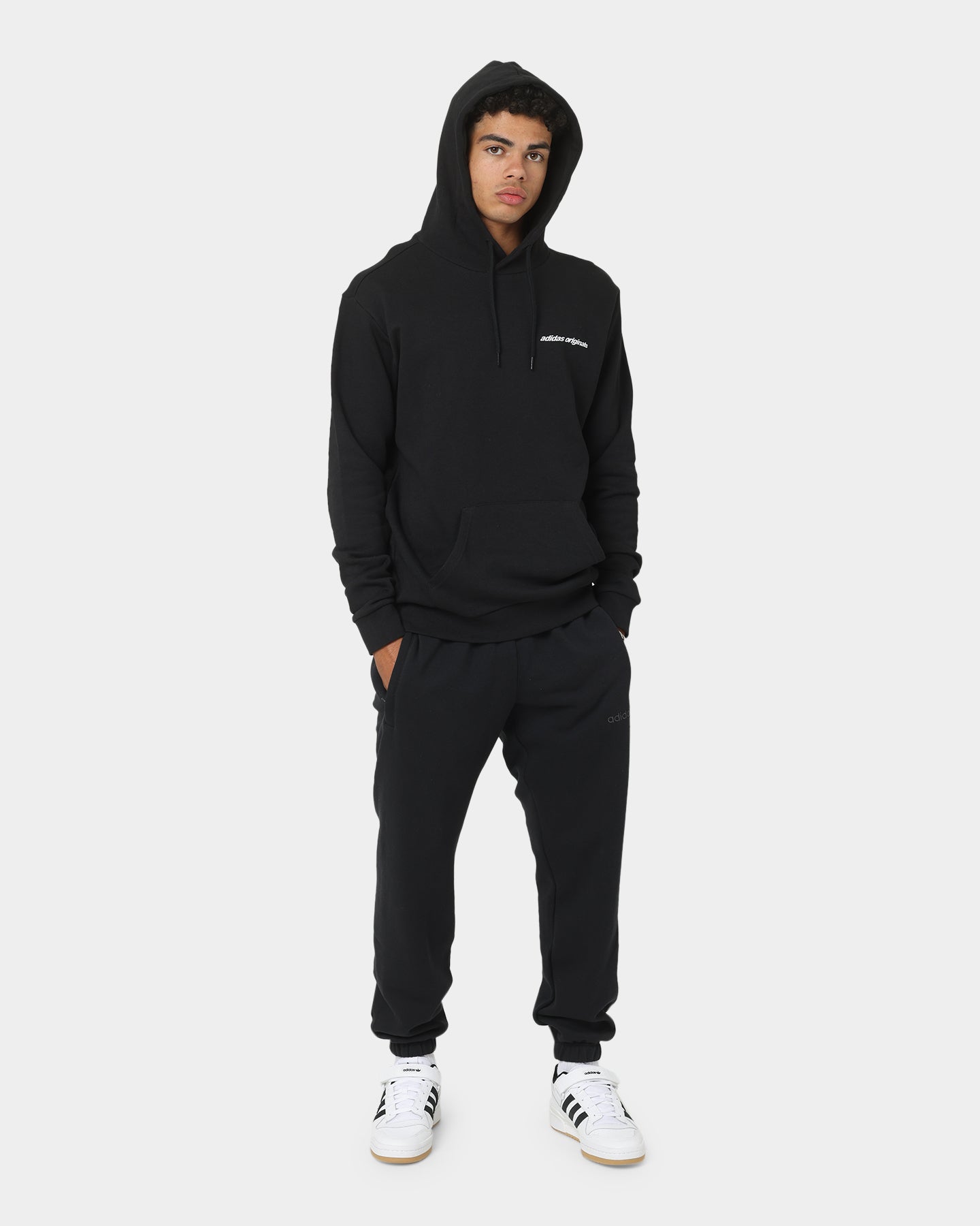 Adidas Yung Z Hoodie for Men - Black Pullover Sweatshirt | Casual Streetwear & Gym Wear | Perfect for Running, Workouts & Everyday Fashion