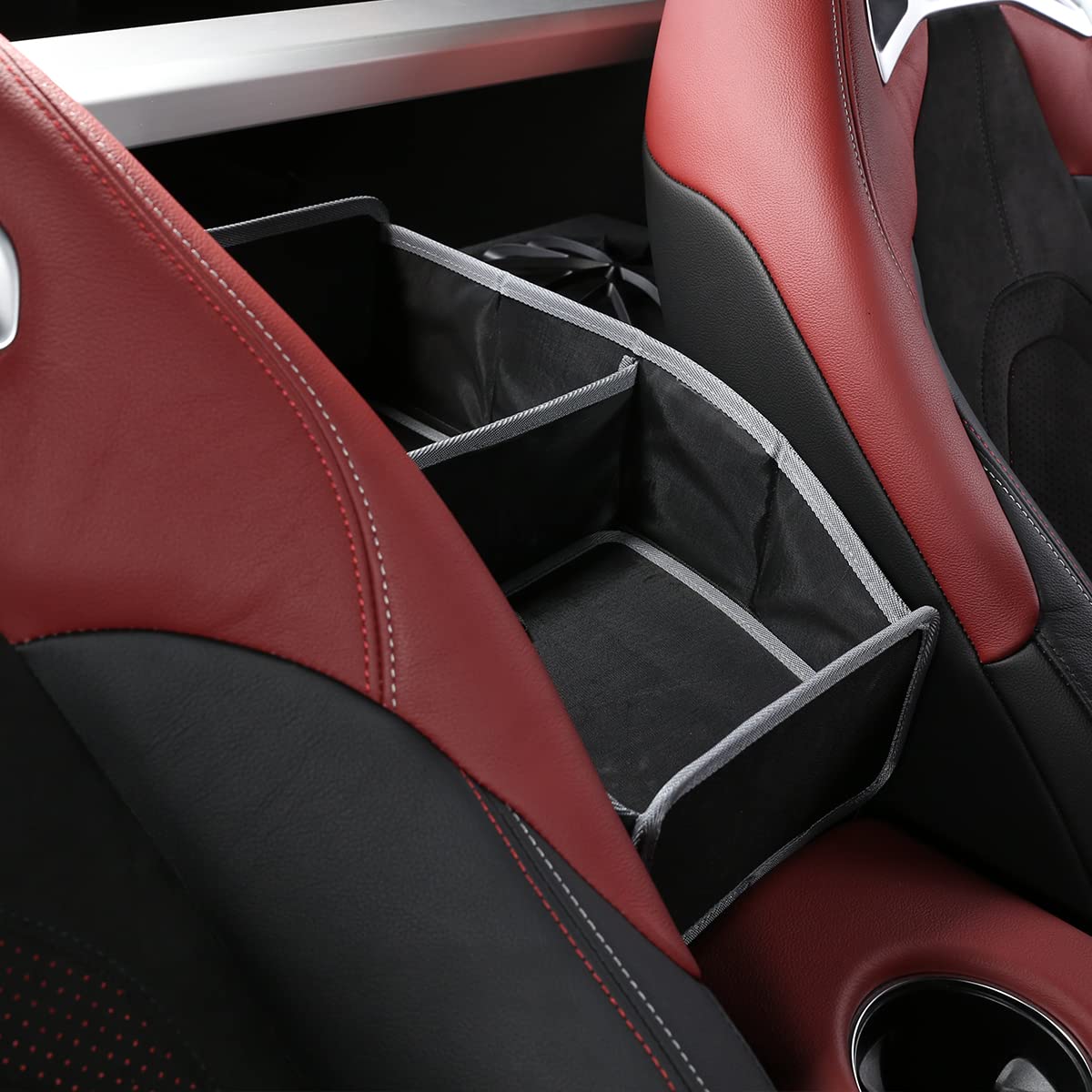 Premium Car Seat Organizer and Storage Bag - Compatible with Toyota Supra GR A90 A91 MK5 (2018-2024 Models) - Durable Black Fabric for Baby Essentials & Road Trips - Perfect for Diapers, Toys, Snacks & Travel Accessories