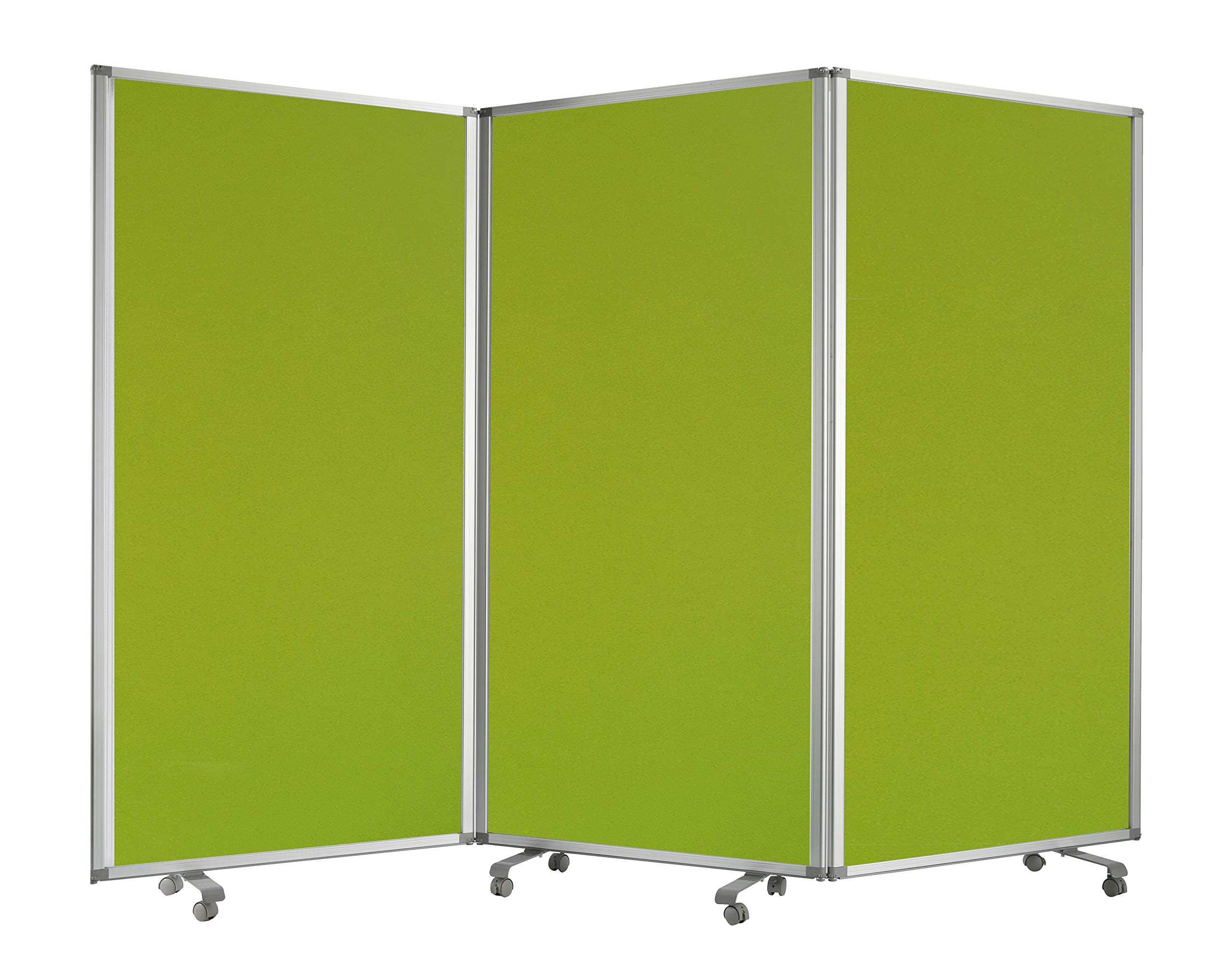 Screen Gems Room Divider Panel - 71 x 106 Inches, Green Privacy Partition for Home & Office - Perfect for Living Rooms, Bedrooms, and Workspaces