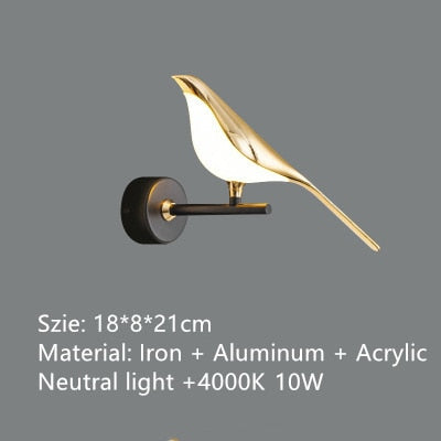 Elegant Bird Shaped Acrylic Chandelier - Modern Crystal Ceiling Light Fixture for Dining Room, Bedroom & Living Room Decor