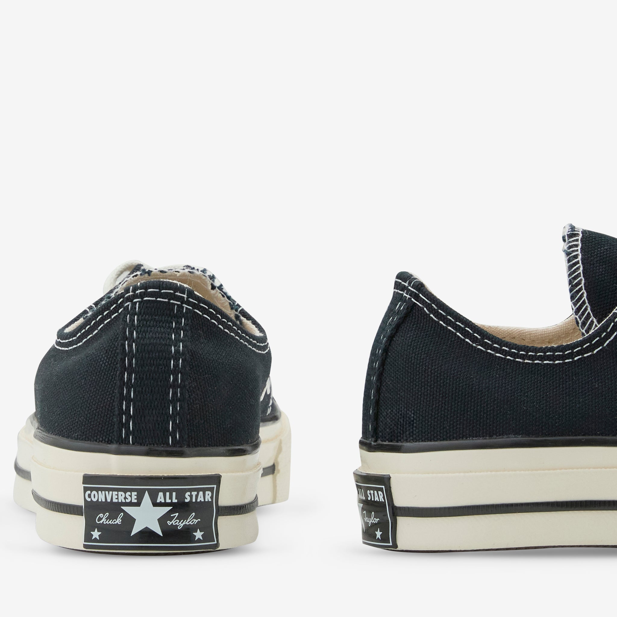 Chuck Taylor All Star 70s Low Top Sneakers - Classic Black Canvas Shoes for Men & Women | Casual Wear, Street Style, Everyday Comfort