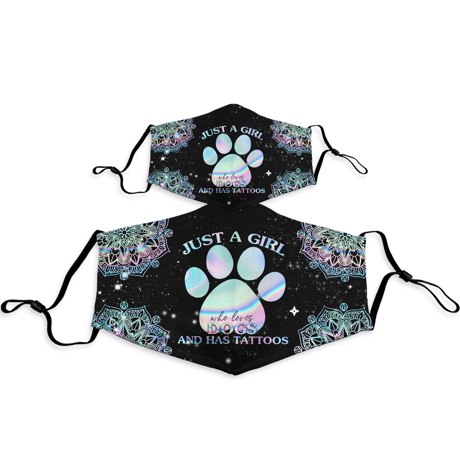 Washable & Adjustable Dog Face Mask with Filter Pocket - Windproof & Dustproof Balaclava for Men & Women - Perfect for Outdoor Activities, Hiking, and Pet Costume Parties