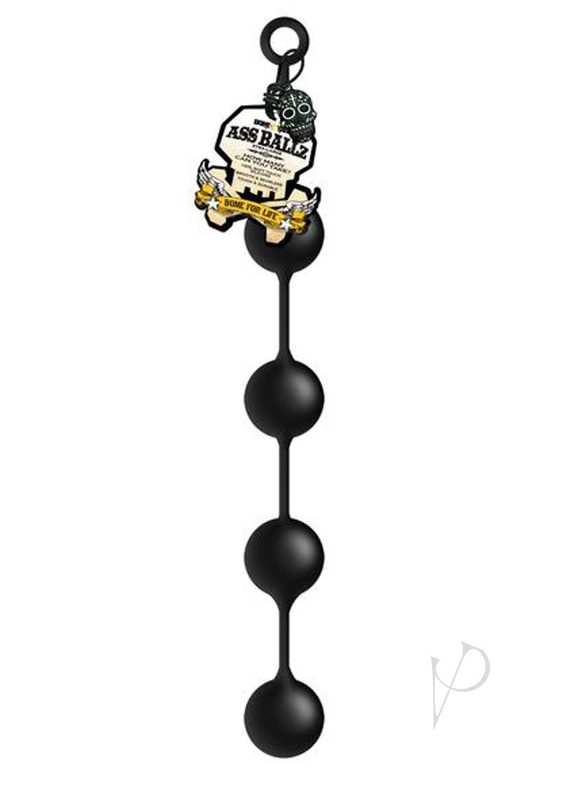 Boneyard Extra Large Black Silicone Anal Beads for Men & Women - Perfect for Couples Play, BDSM, and Solo Pleasure