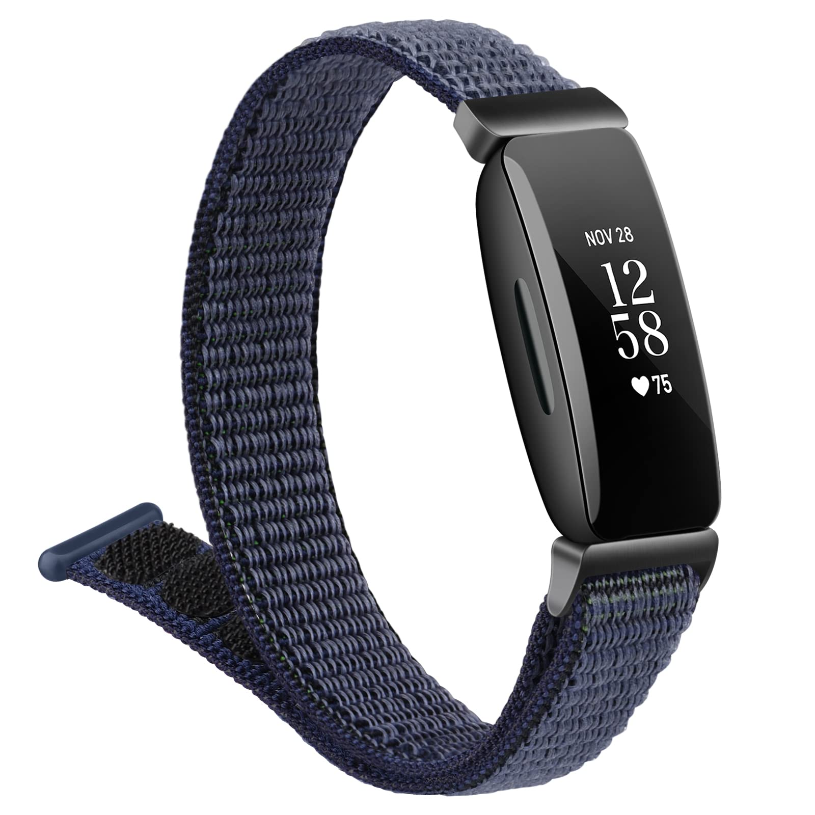Breathable Nylon Replacement Bands for Fitbit Inspire 2 & Inspire HR - Soft Adjustable Wristband for Women & Men - Perfect for Workouts, Running & Daily Wear