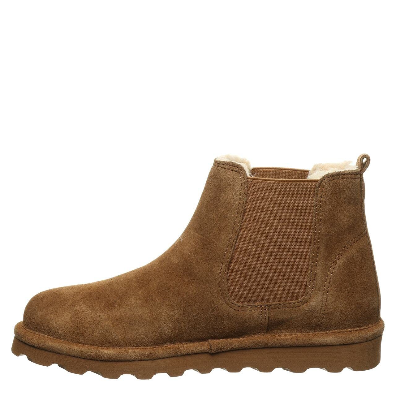BEARPAW Women's Drew Ankle Boots - Slip On Winter Boots for Women in Multiple Colors | Warm & Comfortable for Snow, Casual Wear & Outdoor Activities
