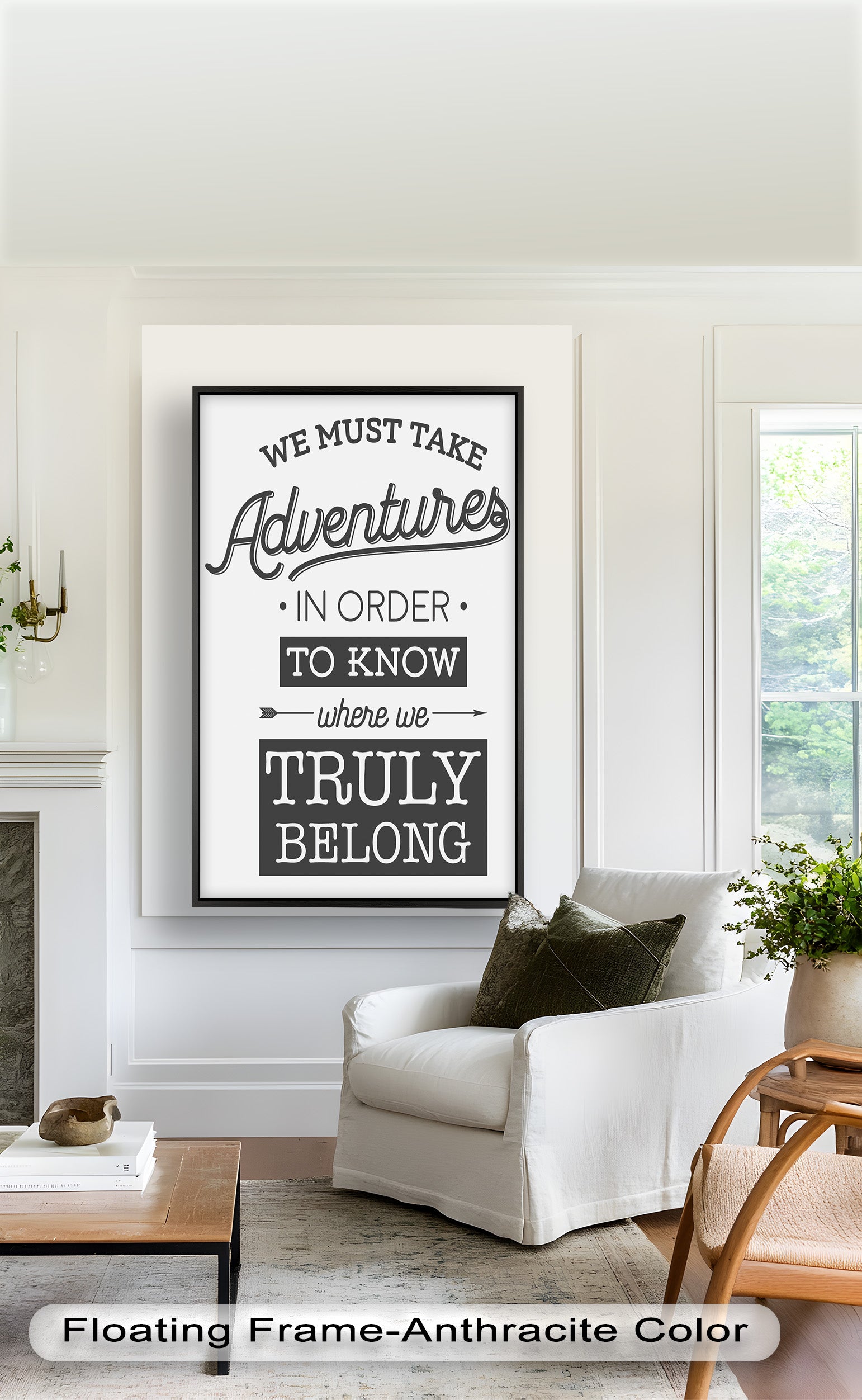 Adventurous Spirit Framed Oil Painting - Handmade Canvas Art for Living Room, Bedroom & Office Decor | Wall Art Gift for Home & Interior Design