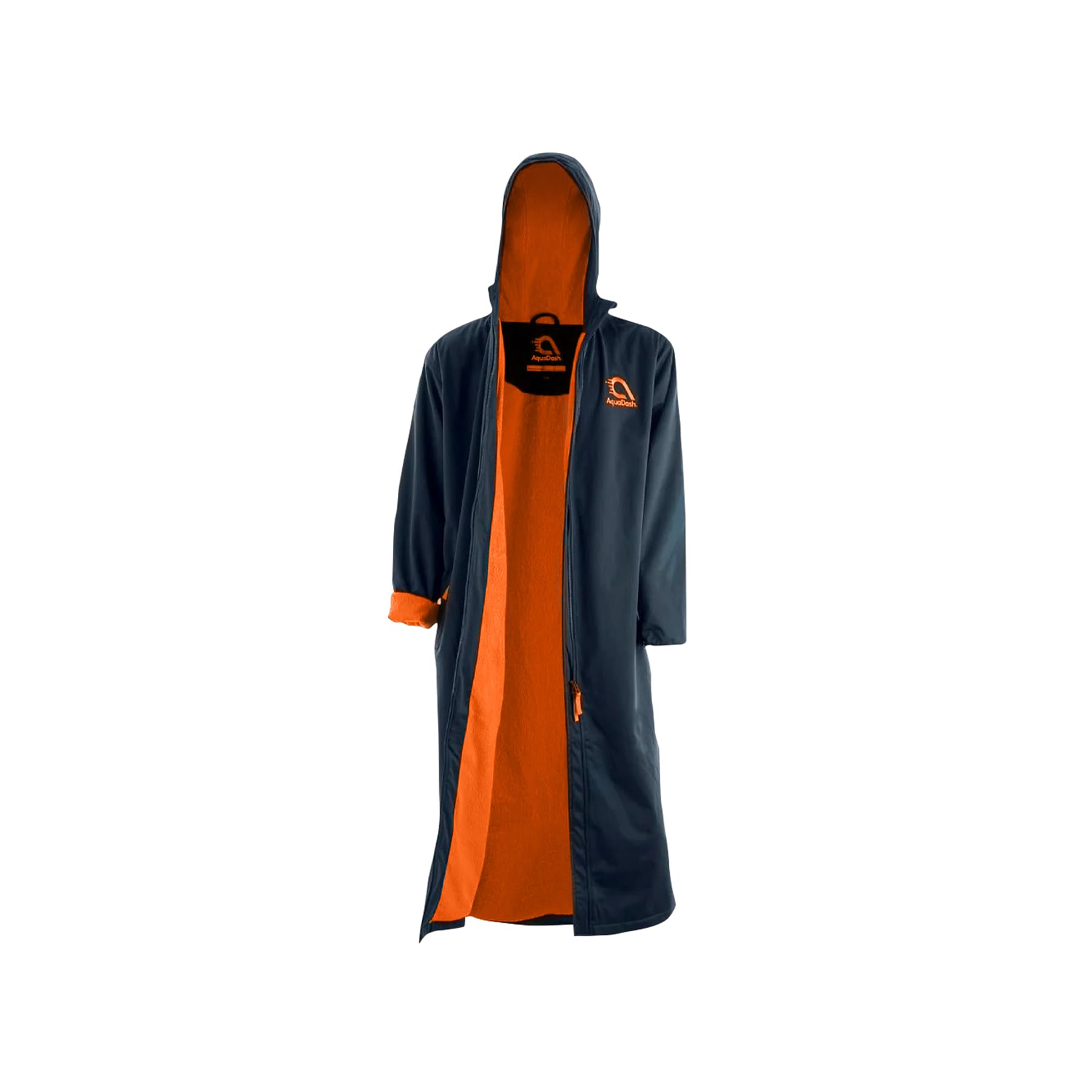 AquaDash Kids Extra Long Swim Parka - Natural Cotton Waterproof Swim Coat for Boys & Girls - Formerly Great Aussie Swim Parkas - Perfect for Swimming Lessons, Beach Trips & Poolside Lounging