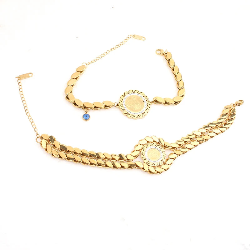 Golden Sun Bracelet for Women - 14K Gold Plated Boho Beaded Bracelet - Handmade Adjustable Wrap Bracelet - Perfect for Summer, Beach, Festival & Everyday Wear