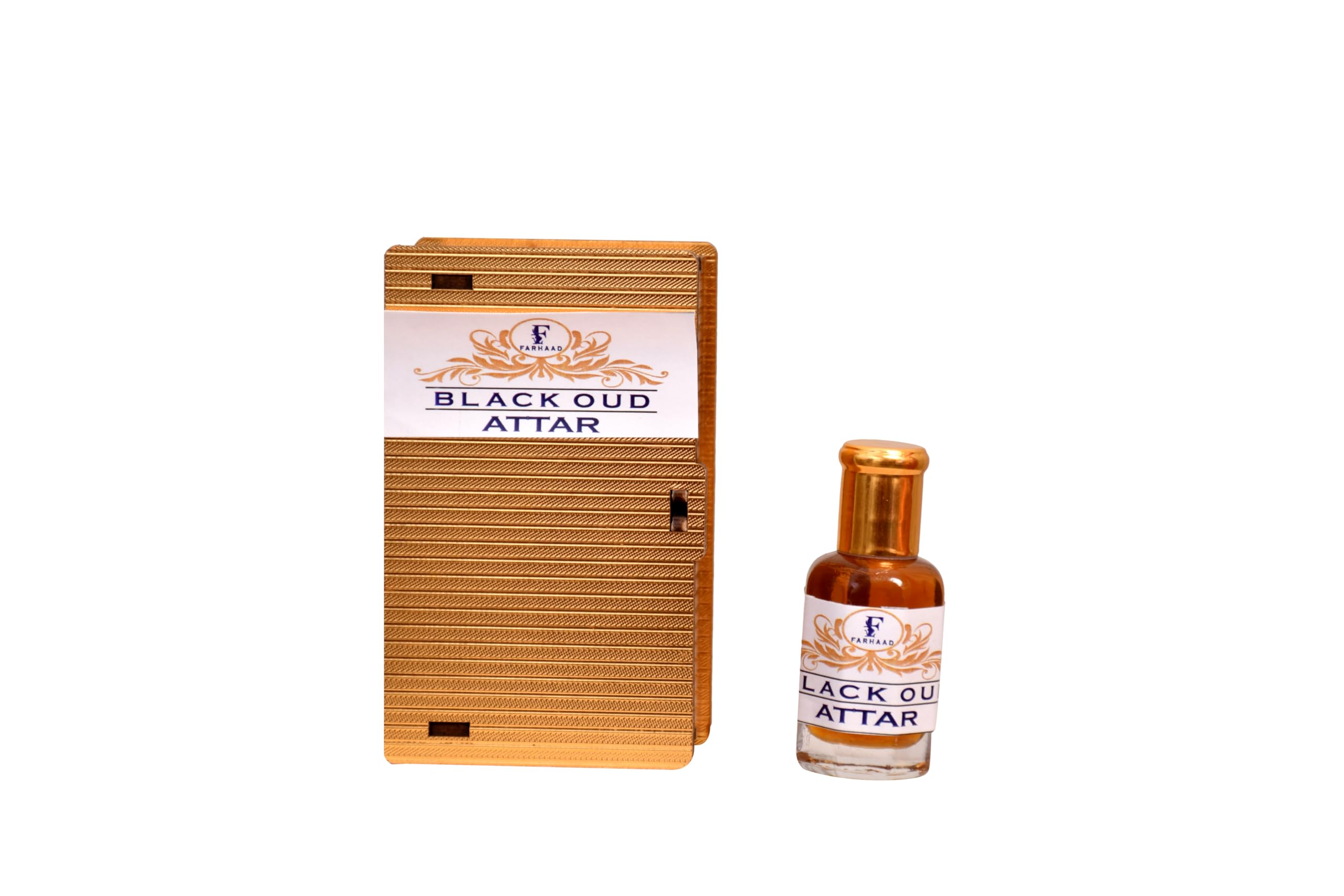 Premium Black Oudh Attar Gift Set - 12ML Winter Fragrance for Men & Women | Luxury Unisex Perfume Oil | Perfect Romantic Gift for Him/Her | Date Night, Special Occasions & Daily Wear