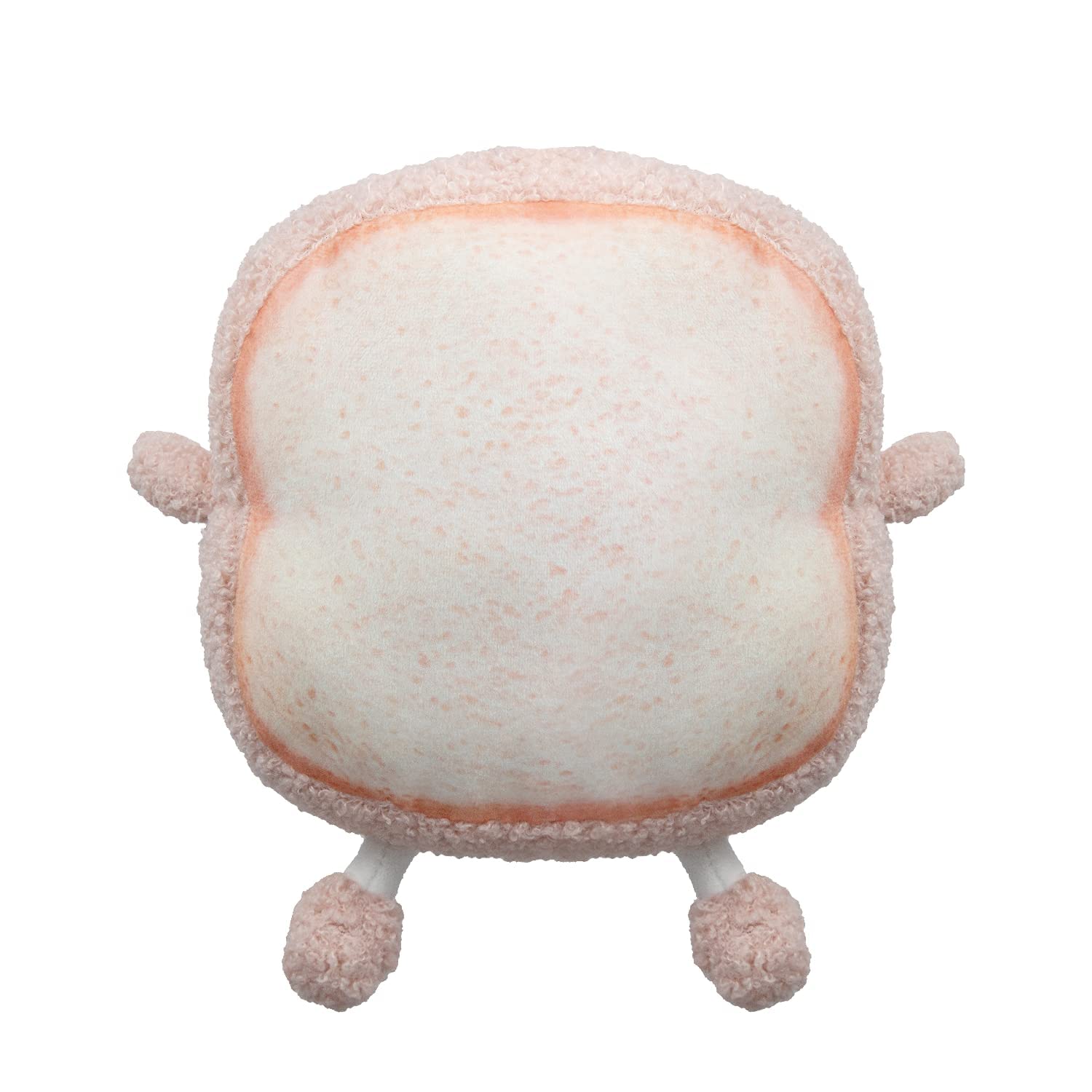 Funny Toast Bread Plush Pillow - Cute Stuffed Sofa Pillow for Home Decor & Gifts (Pink) - Perfect for Bedroom, Living Room, and Anime Cosplay Props