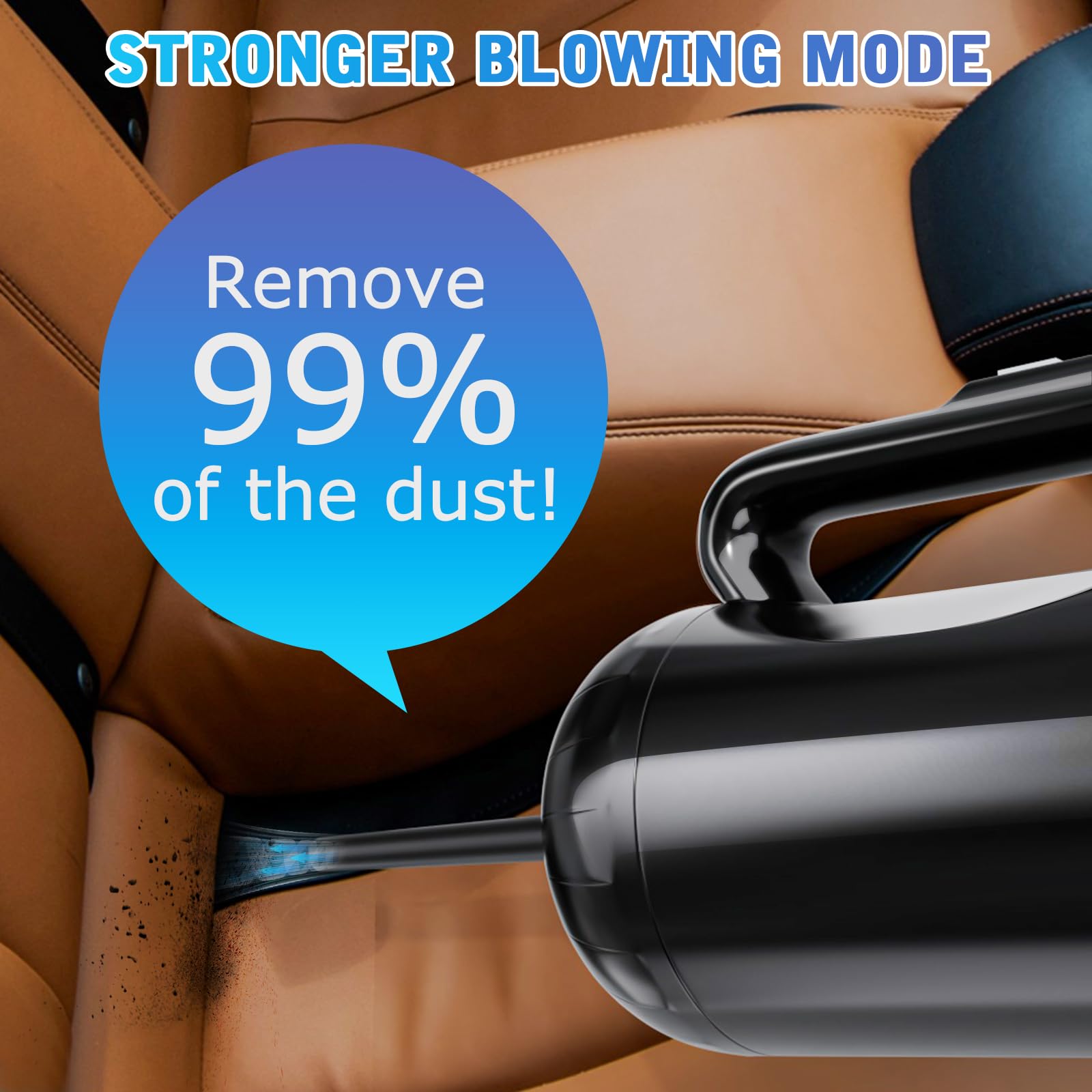 Cordless Handheld Vacuum 12000PA - 3-in-1 Car & Home Cleaner for Carpet, Keyboard