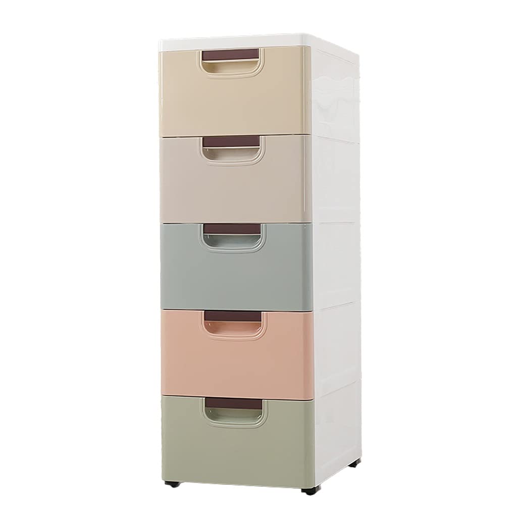 7-Layer Plastic Storage Cabinet with Drawers - Kids Wardrobe Organizer for Clothes, Toys & School Supplies | Durable & Space-Saving Home Organization Solution for Bedroom, Nursery & Playroom