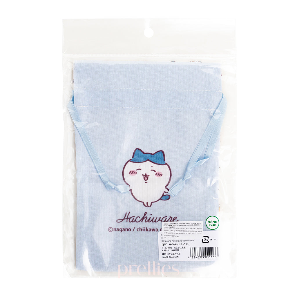 Chiikawa Cute Cartoon Drawstring Pouch Bag for Cosplay, Anime Convention & School Supplies - Kawaii Japanese Character Storage Organizer for Makeup, Pencils & Small Accessories