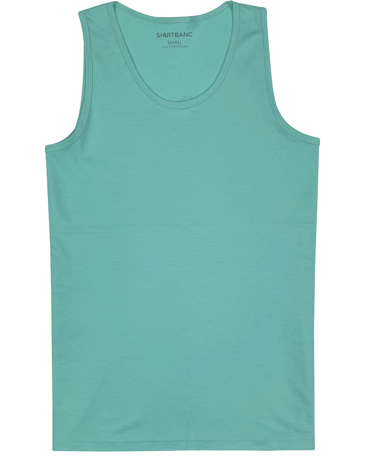 SHIRTBANC Men's Cotton Tank Top - Breathable Workout Shirts for Gym, Running & Beach - Sleeveless Athletic Undershirts for Summer & Casual Wear