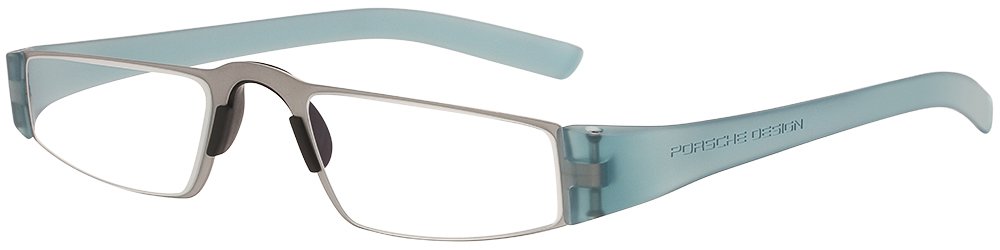 Porsche Design P8801 Reading Glasses with Rodenstock Clear Ophthalmic Lenses - Lightweight Blue Teal Frames for Men & Women | Perfect for Reading, Office Work & Computer Use
