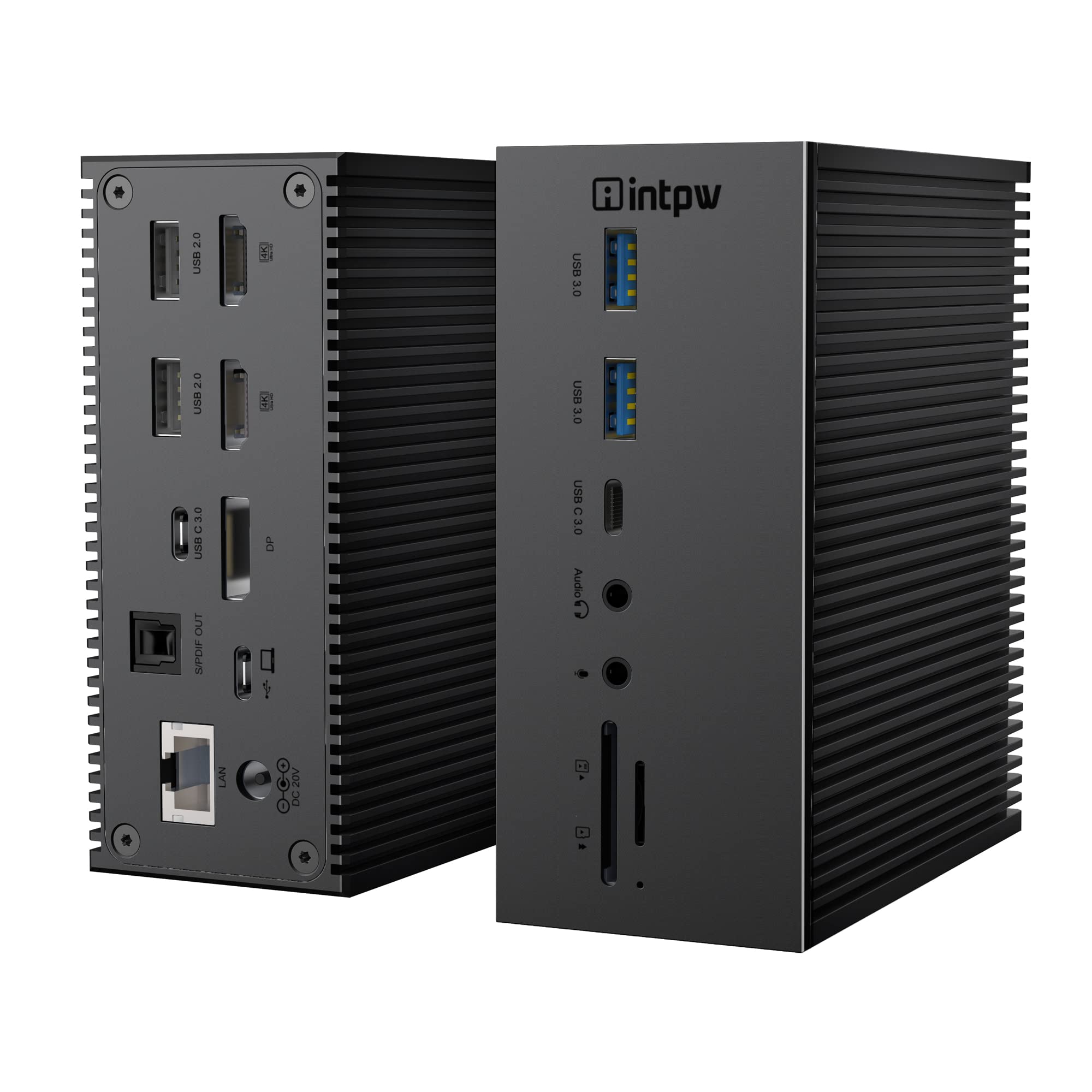 17-in-1 USB C Docking Station Triple Monitor for MacBook Pro/Air, Lenovo, HP & Dell - 4K HDMI/DP, USB 3.0/2.0, 60W PD, Ethernet, Audio/Mic - Perfect for Home Office, Gaming & Multi-Tasking Workspaces