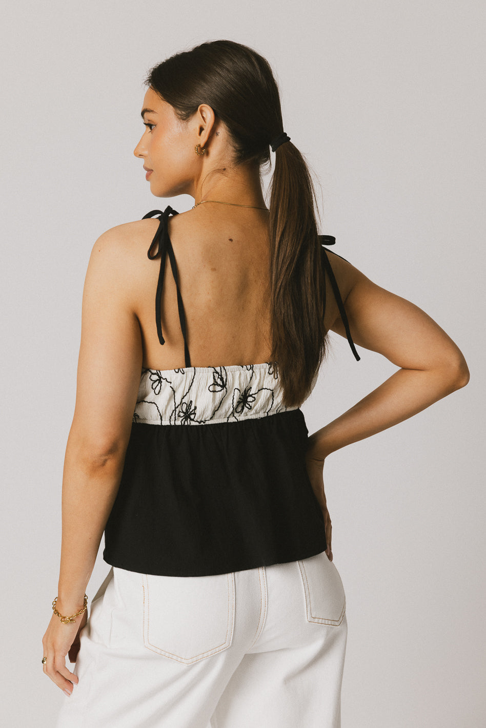 Leandra Floral Tank Top for Women - Summer Floral Print Sleeveless Blouse - Perfect for Beach, Vacation & Casual Outfits